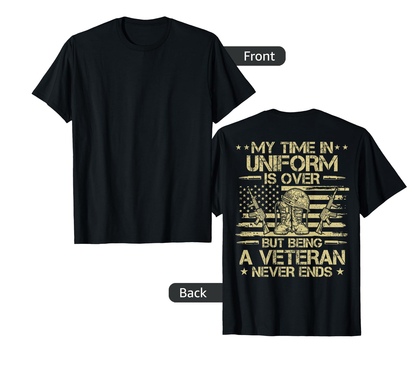 My Time Uniform Is Over But T-Shirt - Casual Everyday Wear for Adults - T-Shirt, Sweatshirt, Hoodie