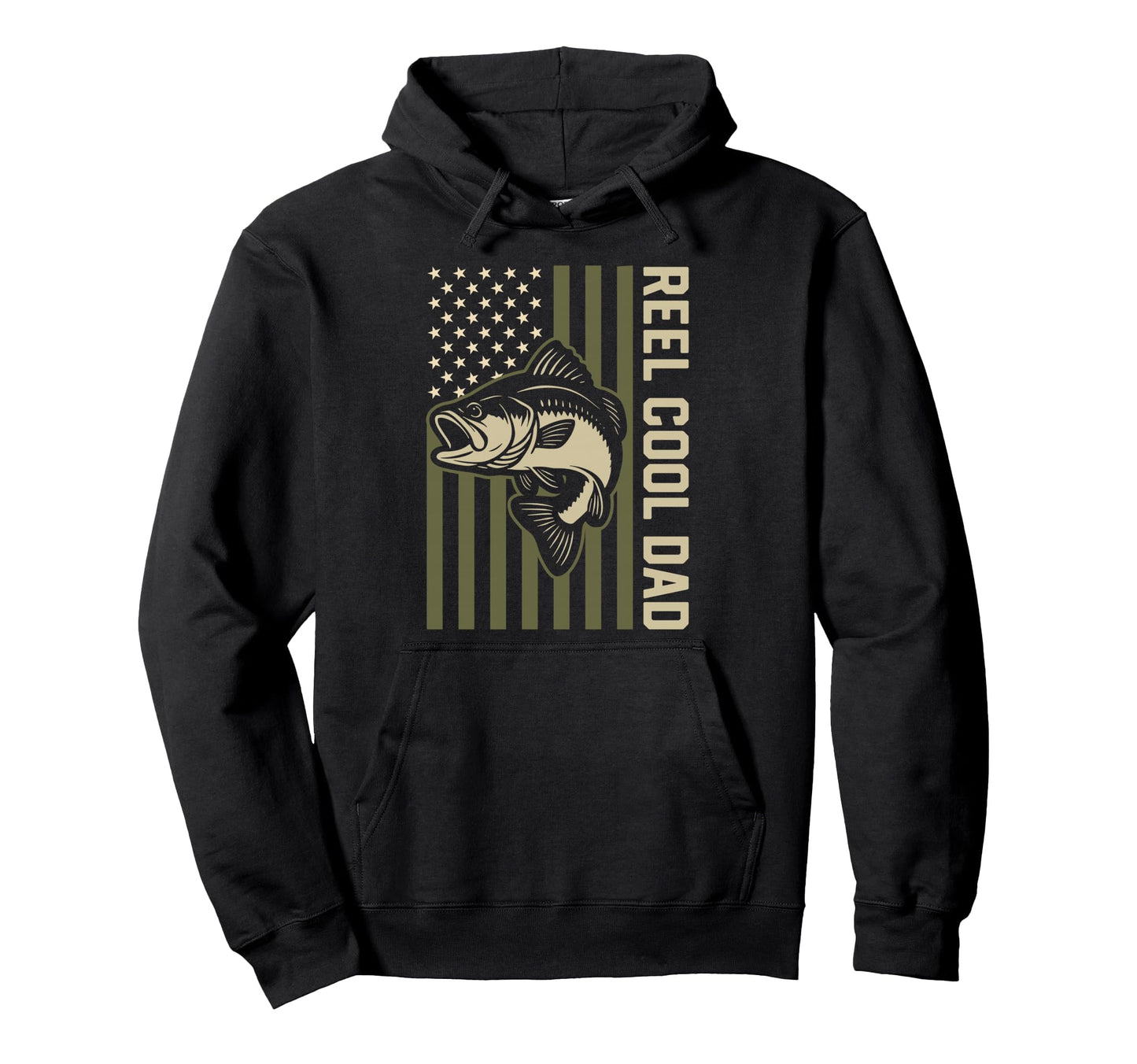 Reel Dad Grandpa Funny Fishing Hoodie - Novelty Apparel Unisex - T-Shirt, Sweatshirt, Hoodie