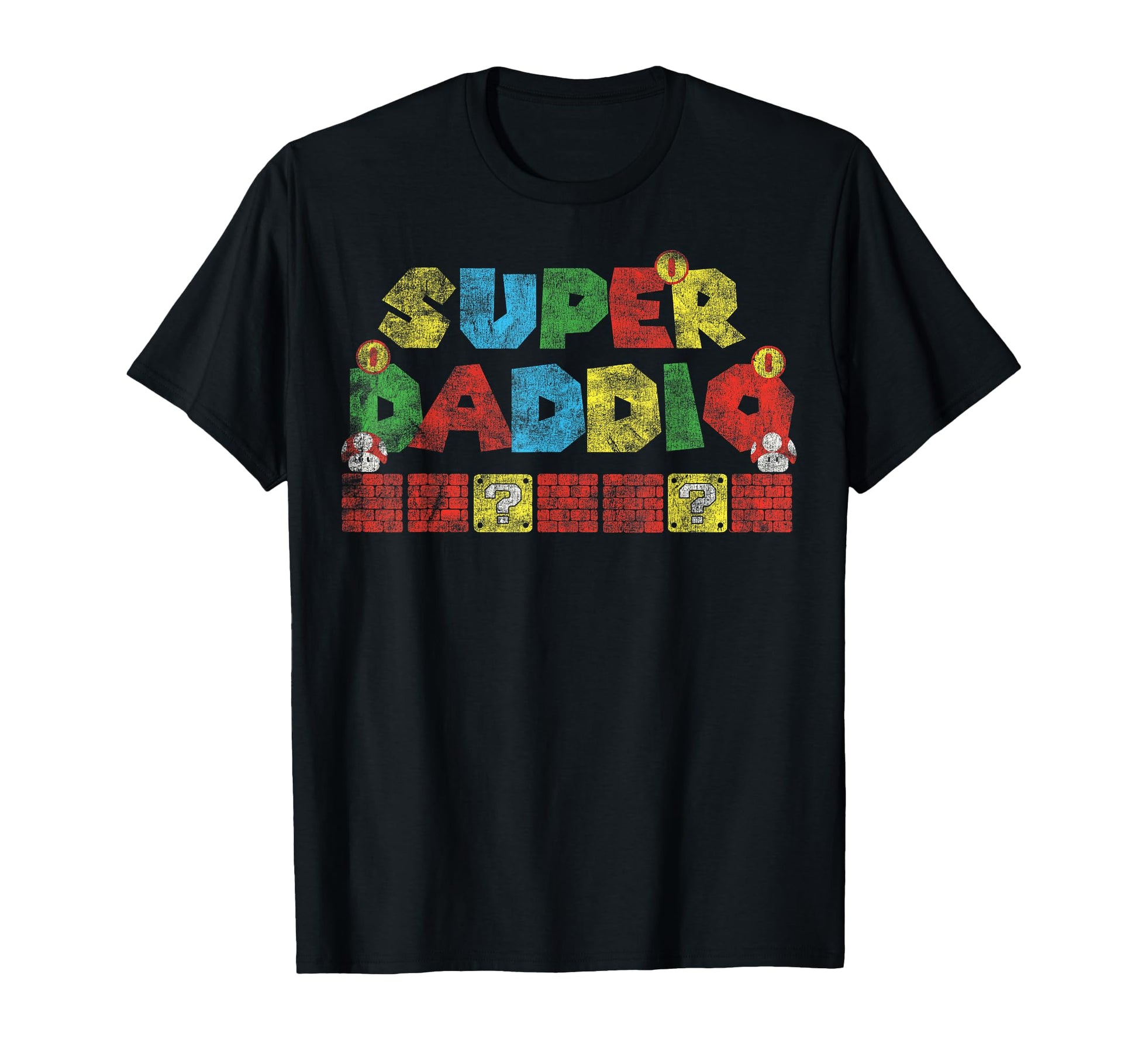 Super Daddio Gamer Dad T-Shirt - Aesthetic Graphic for Adults - T-Shirt, Sweatshirt, Hoodie
