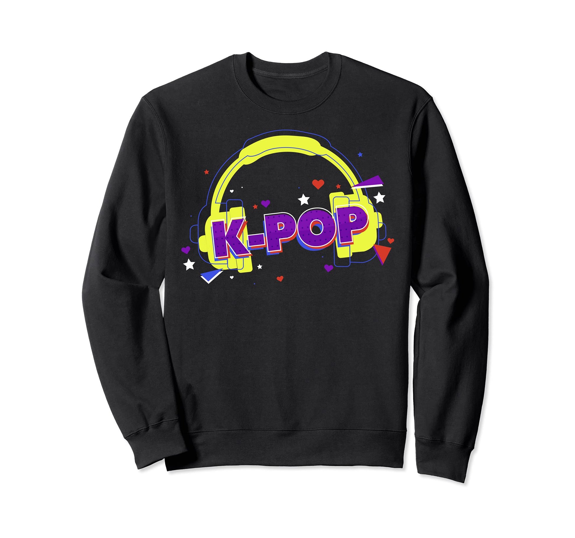Headphones K Pop K Pop Music Sweatshirt - Casual Everyday Wear for Adults - T-Shirt, Sweatshirt, Hoodie