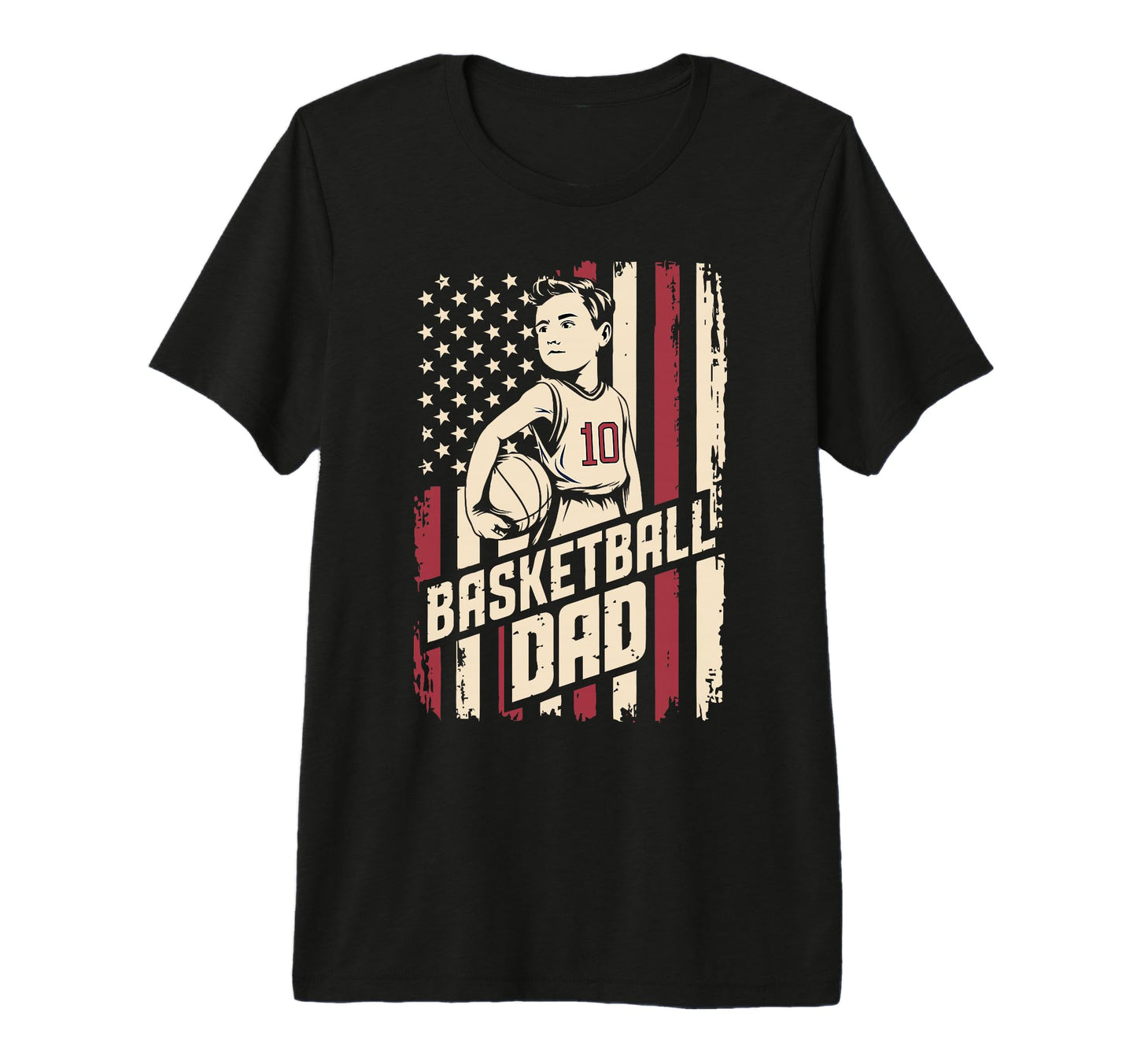 Basketball Dad Funny Sports Father T-Shirt - Casual Everyday Wear Unisex - T-Shirt, Sweatshirt, Hoodie