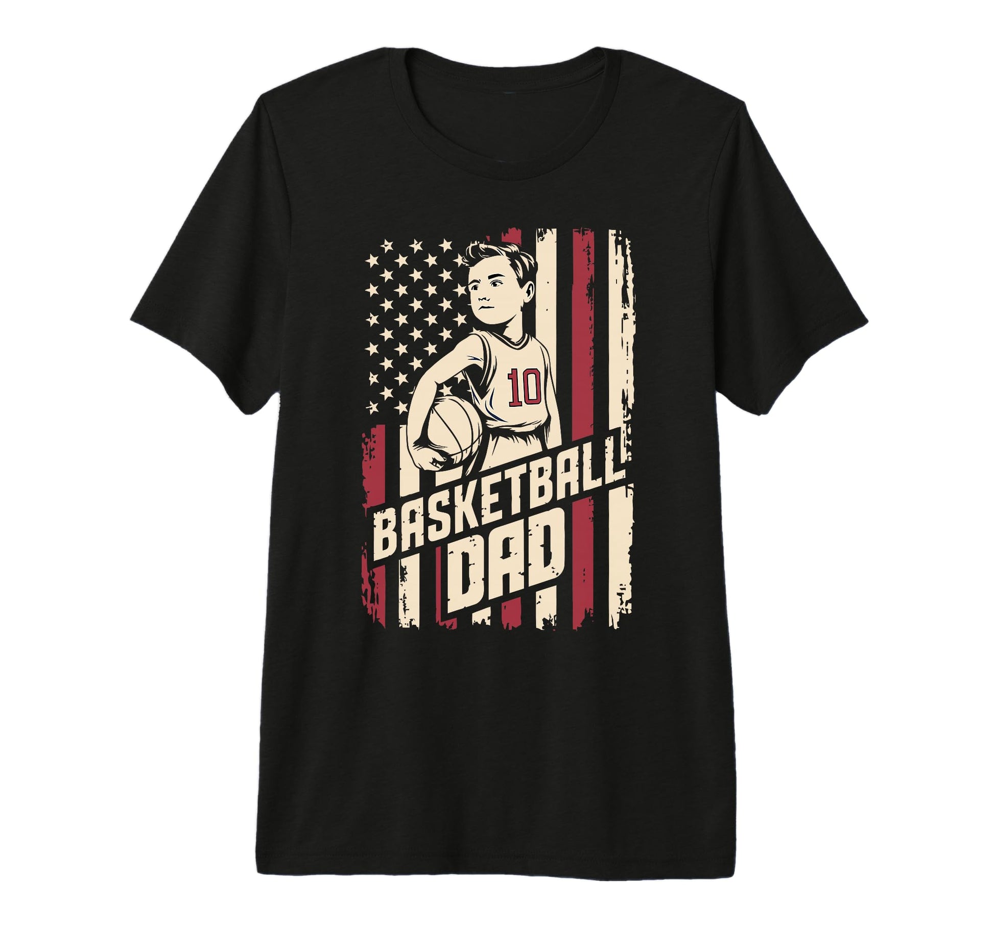 Basketball Dad Funny Sports Father T-Shirt - Casual Everyday Wear Unisex - T-Shirt, Sweatshirt, Hoodie