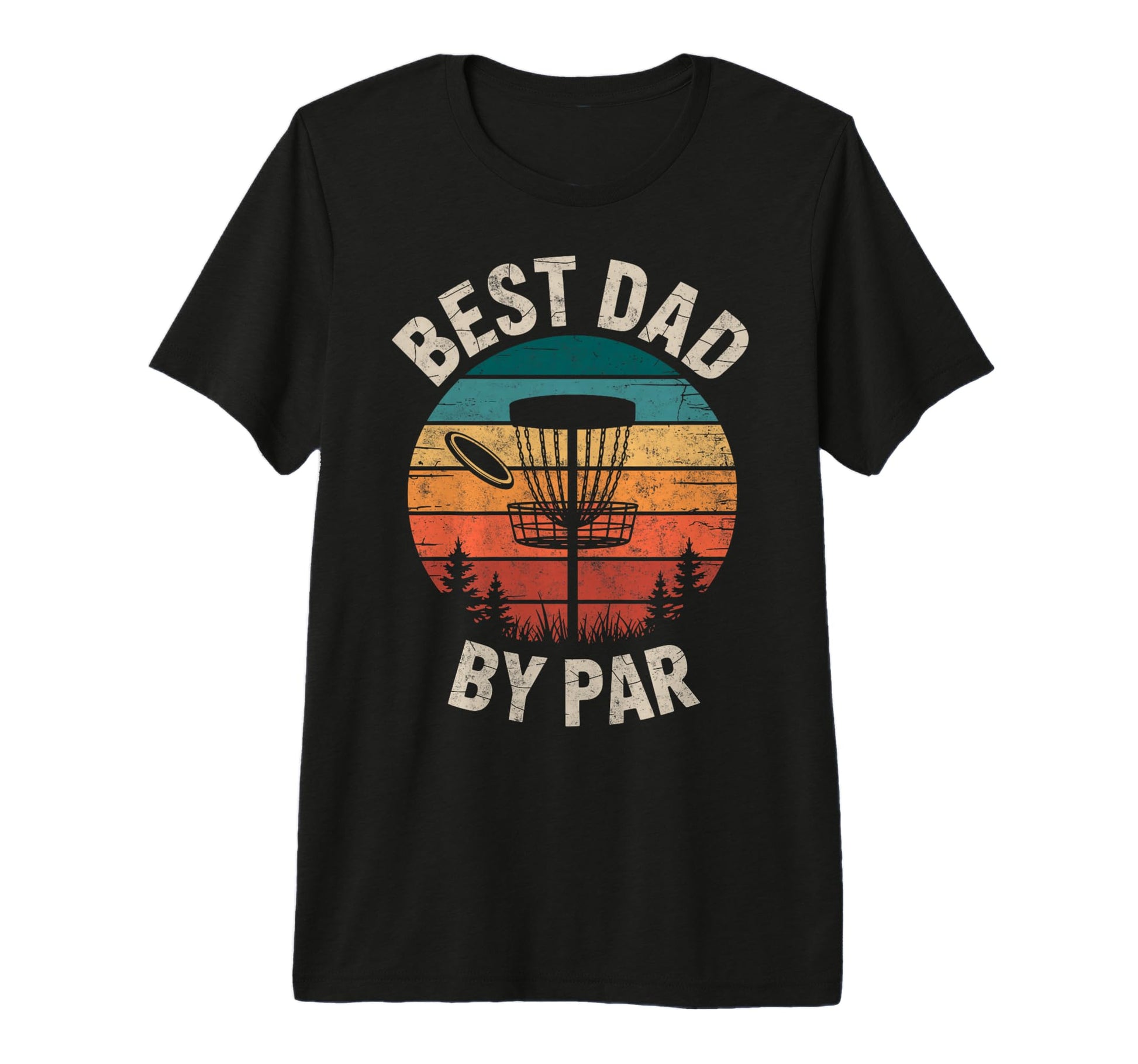 Best Dad Par Disc Golf Basket Golfer T-Shirt - Aesthetic Graphic Men Women - T-Shirt, Sweatshirt, Hoodie