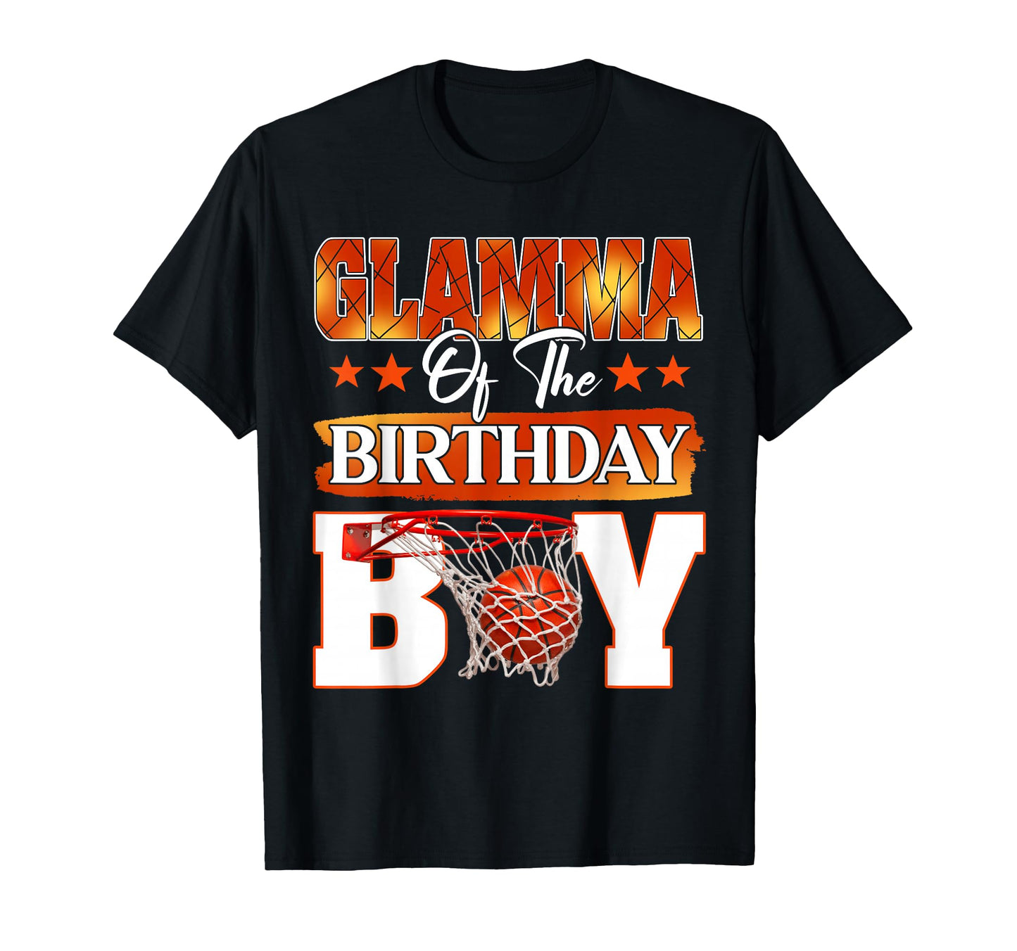 Basketball Glamma Birthday Family T-Shirt - Minimalist Print for Adults - T-Shirt, Sweatshirt, Hoodie