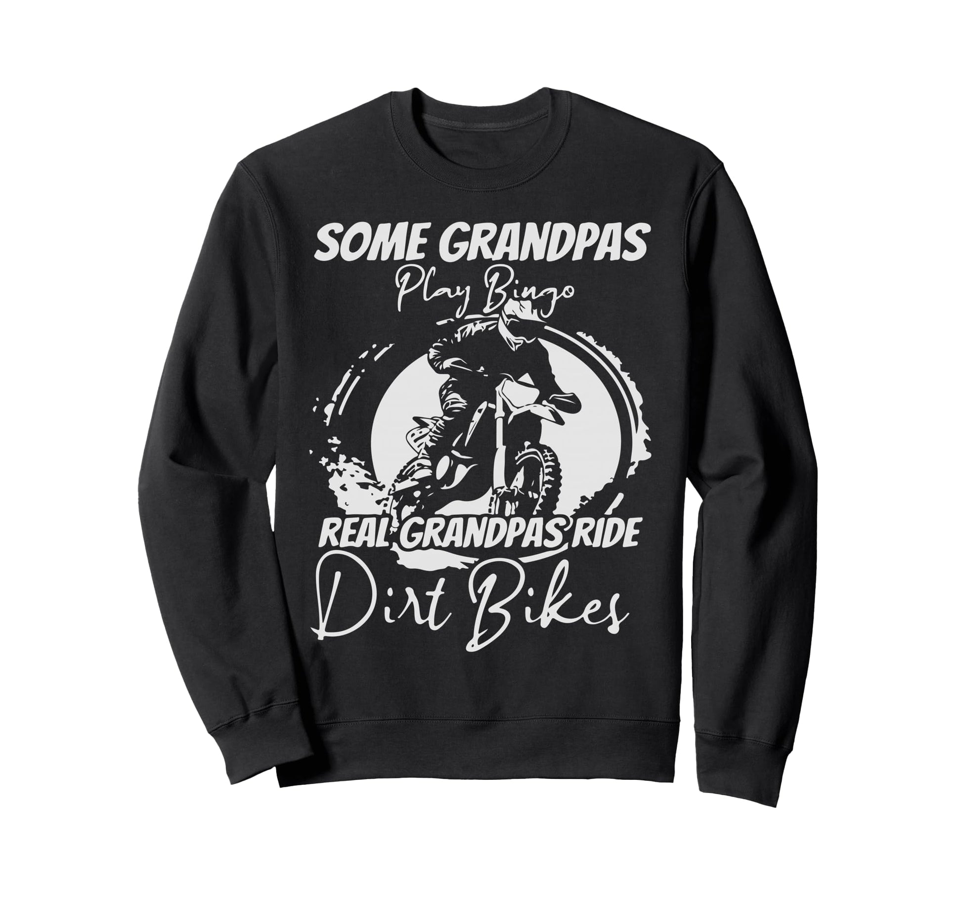 Motocross Enduro Biker Grandpa Racing Sweatshirt - Trendy Graphic Unisex - T-Shirt, Sweatshirt, Hoodie