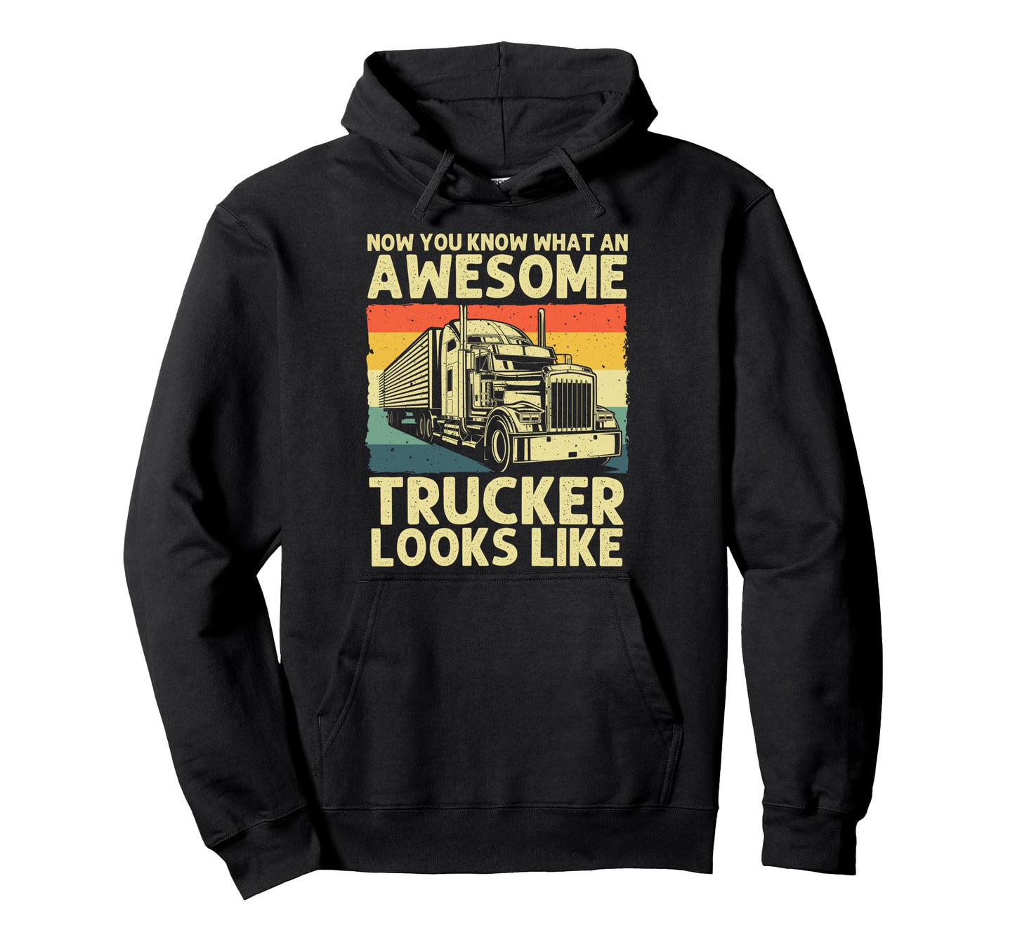 Best Truck Driver Art Dad Trucking Cdl Hoodie - Minimalist Print Unisex - T-Shirt, Sweatshirt, Hoodie