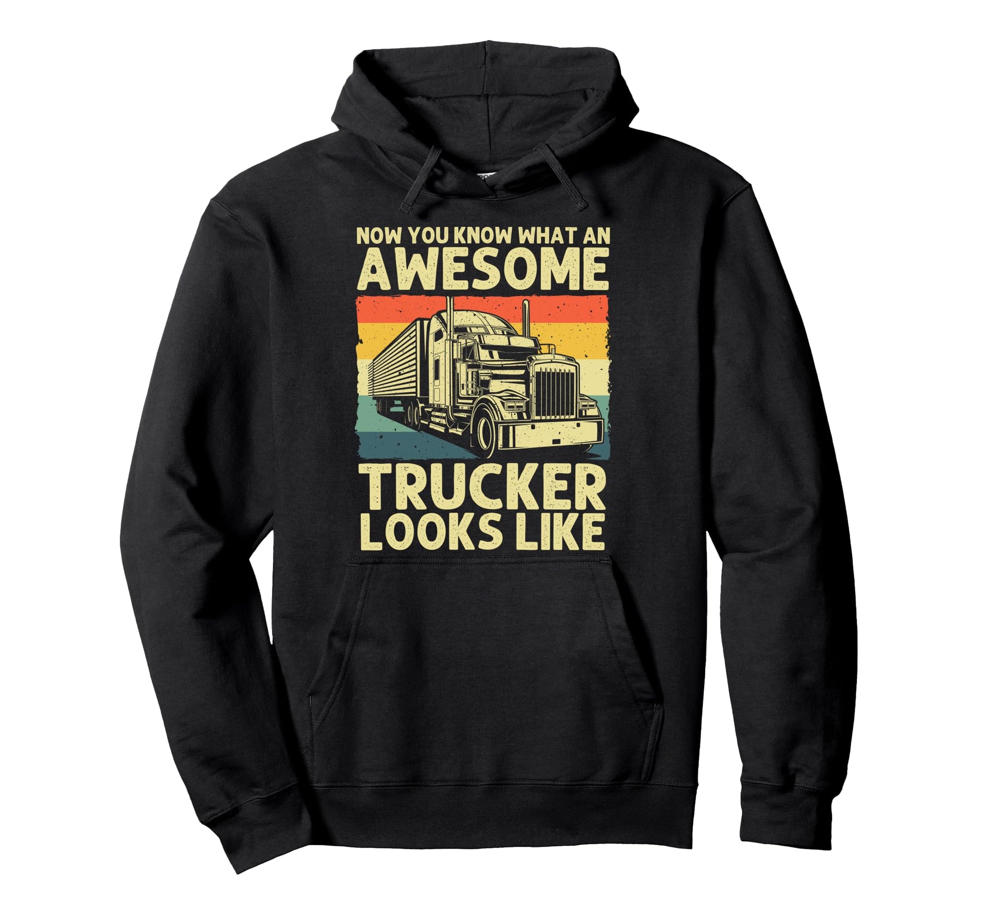 Best Truck Driver Art Dad Trucking Cdl Hoodie - Minimalist Print Unisex - T-Shirt, Sweatshirt, Hoodie