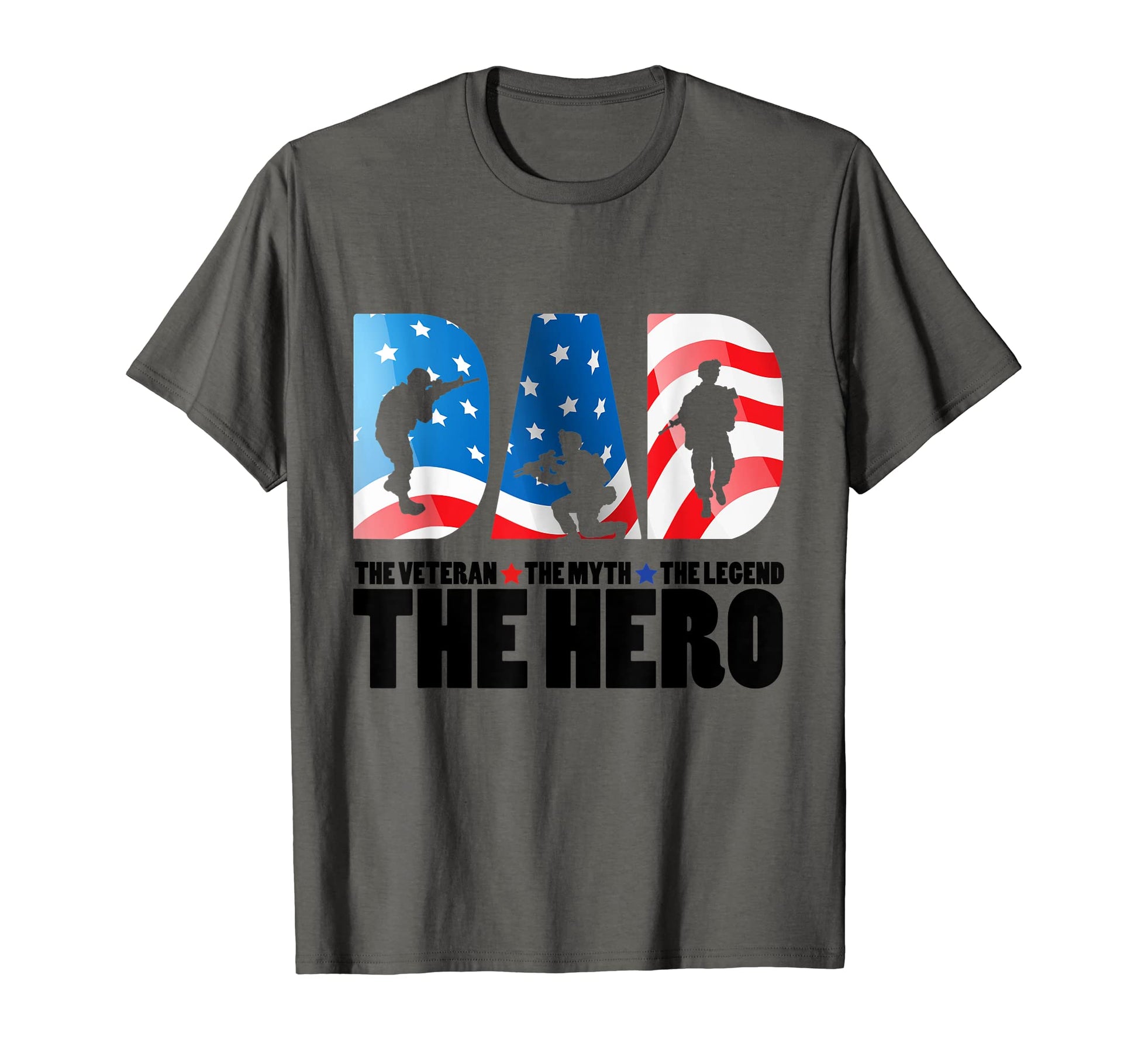 Mens Dad Veteran Myth Legend T-Shirt - Trendy Graphic Men Women - T-Shirt, Sweatshirt, Hoodie