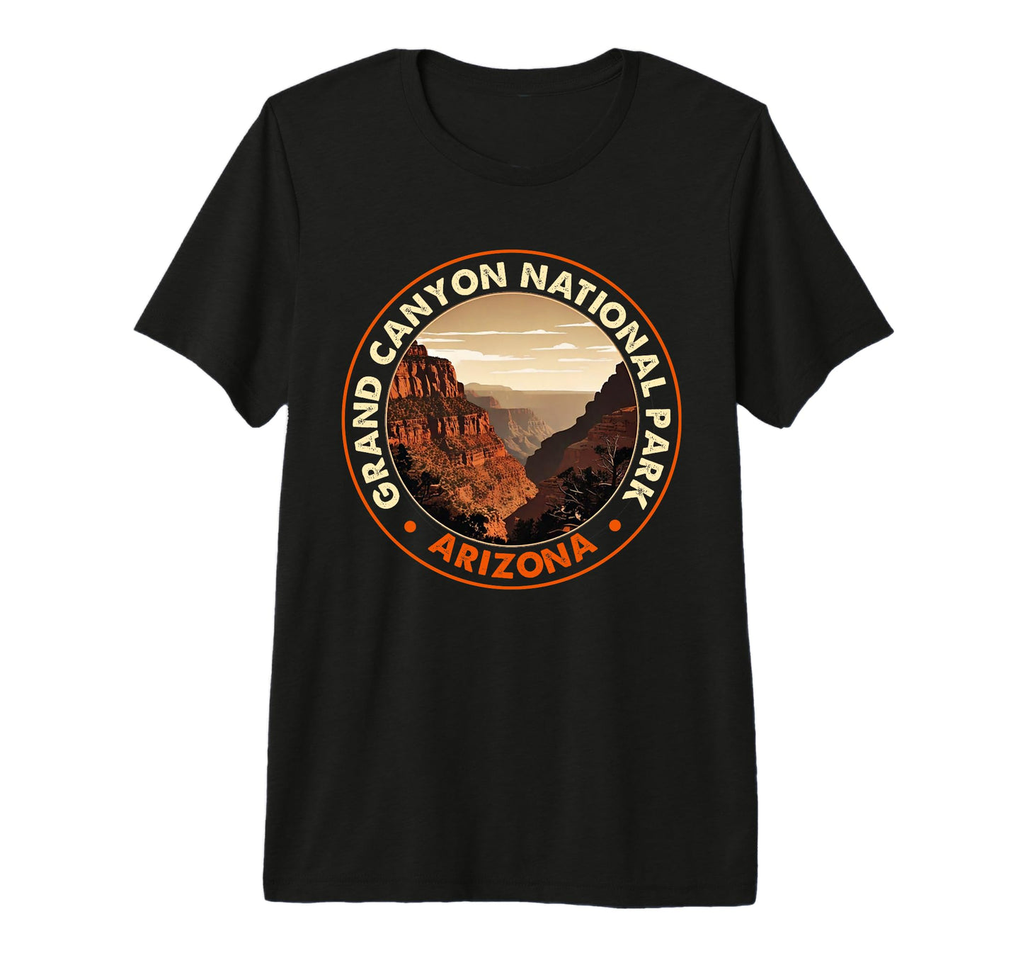 Grand Canyon National Park Arizona Usa T-Shirt - Custom Art Print Unisex - T-Shirt, Sweatshirt, Hoodie