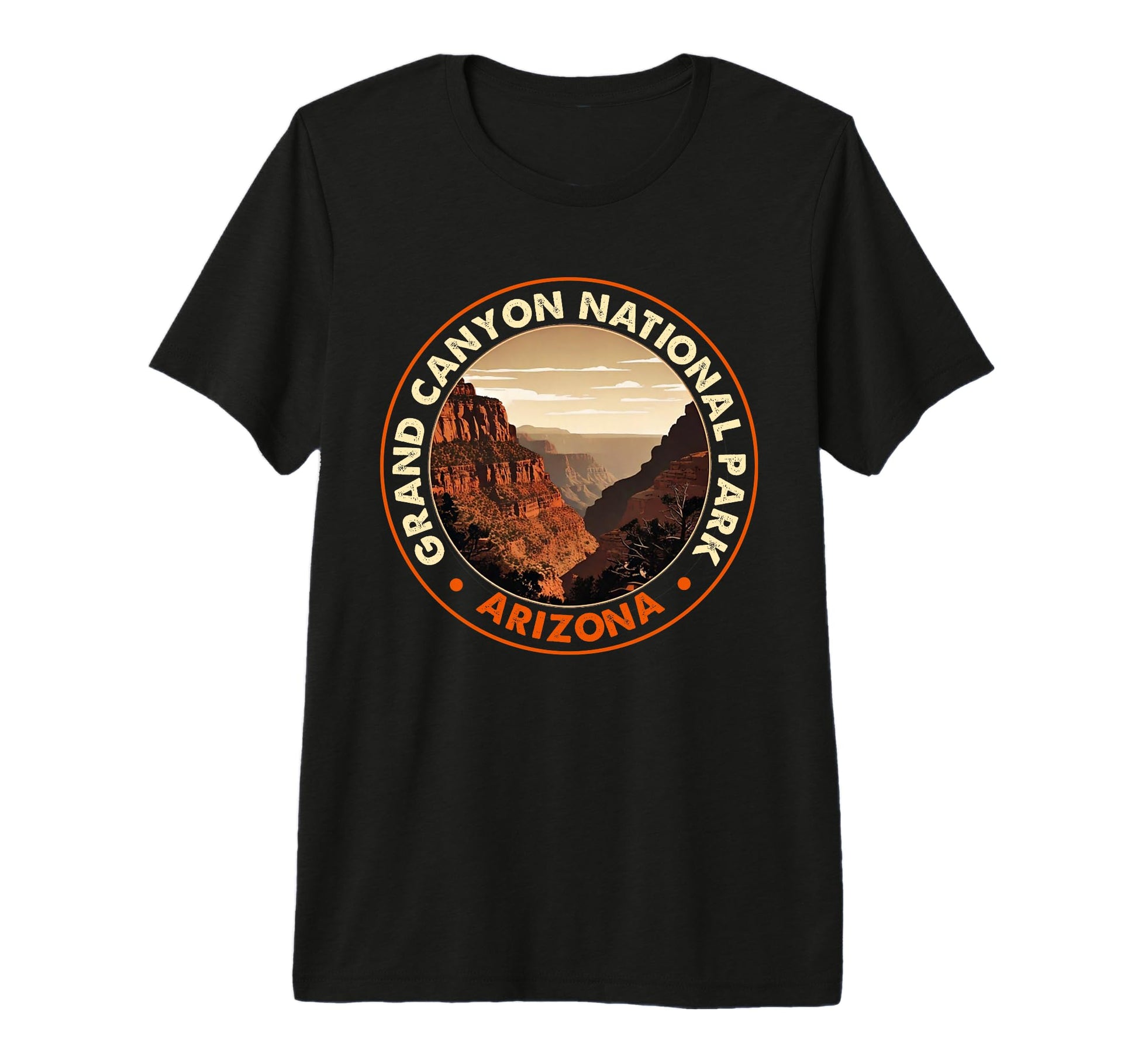 Grand Canyon National Park Arizona Usa T-Shirt - Custom Art Print Unisex - T-Shirt, Sweatshirt, Hoodie