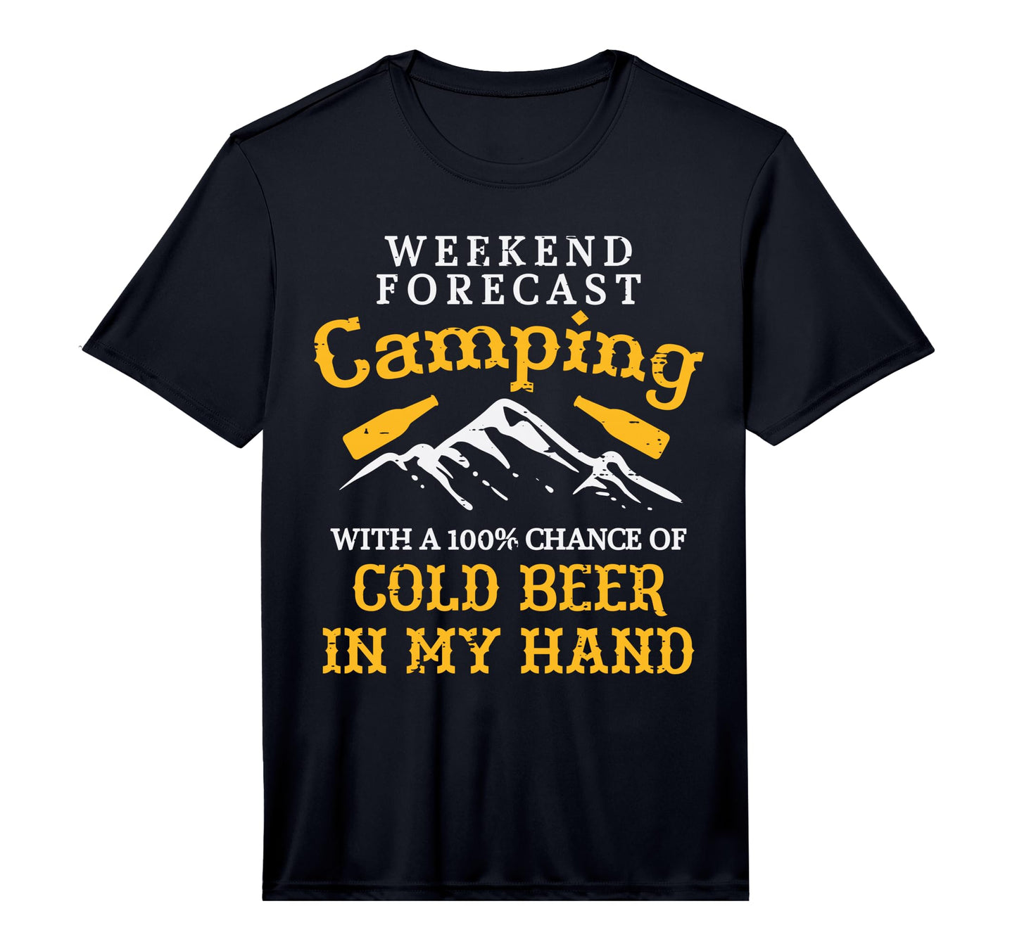 Mens Weekend Forecast Camping Funny Camp T-Shirt - Novelty Apparel Unisex - T-Shirt, Sweatshirt, Hoodie