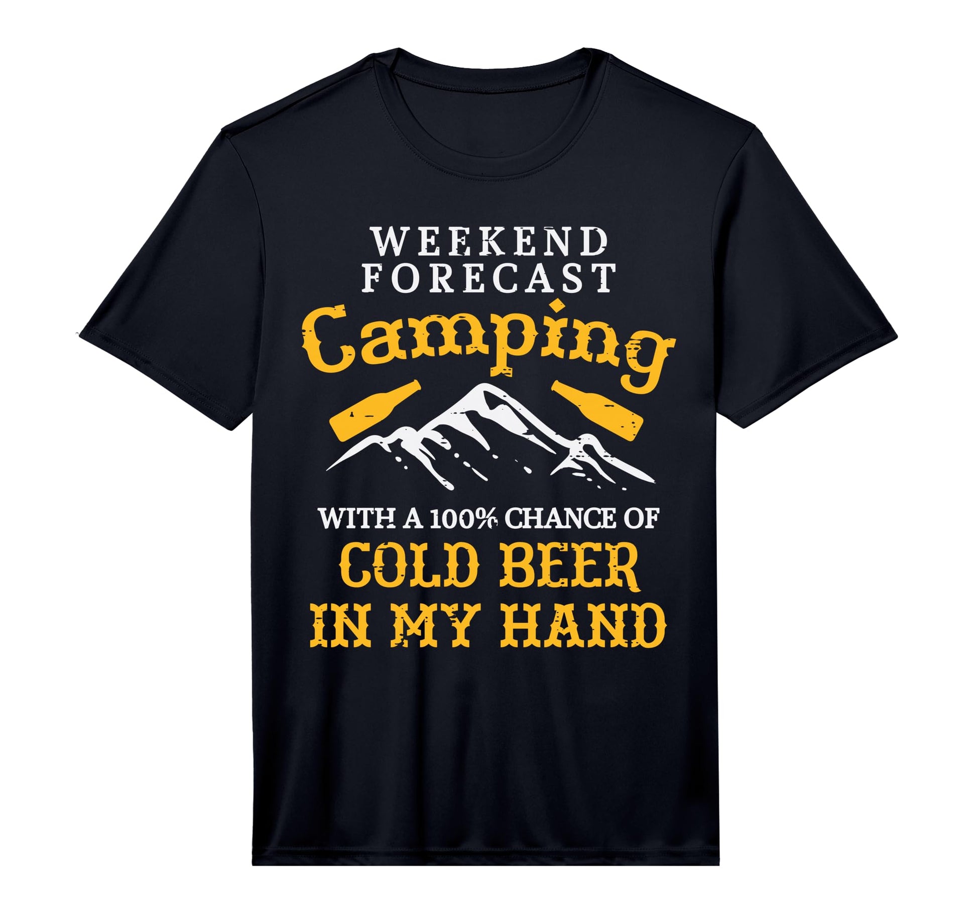Mens Weekend Forecast Camping Funny Camp T-Shirt - Novelty Apparel Unisex - T-Shirt, Sweatshirt, Hoodie