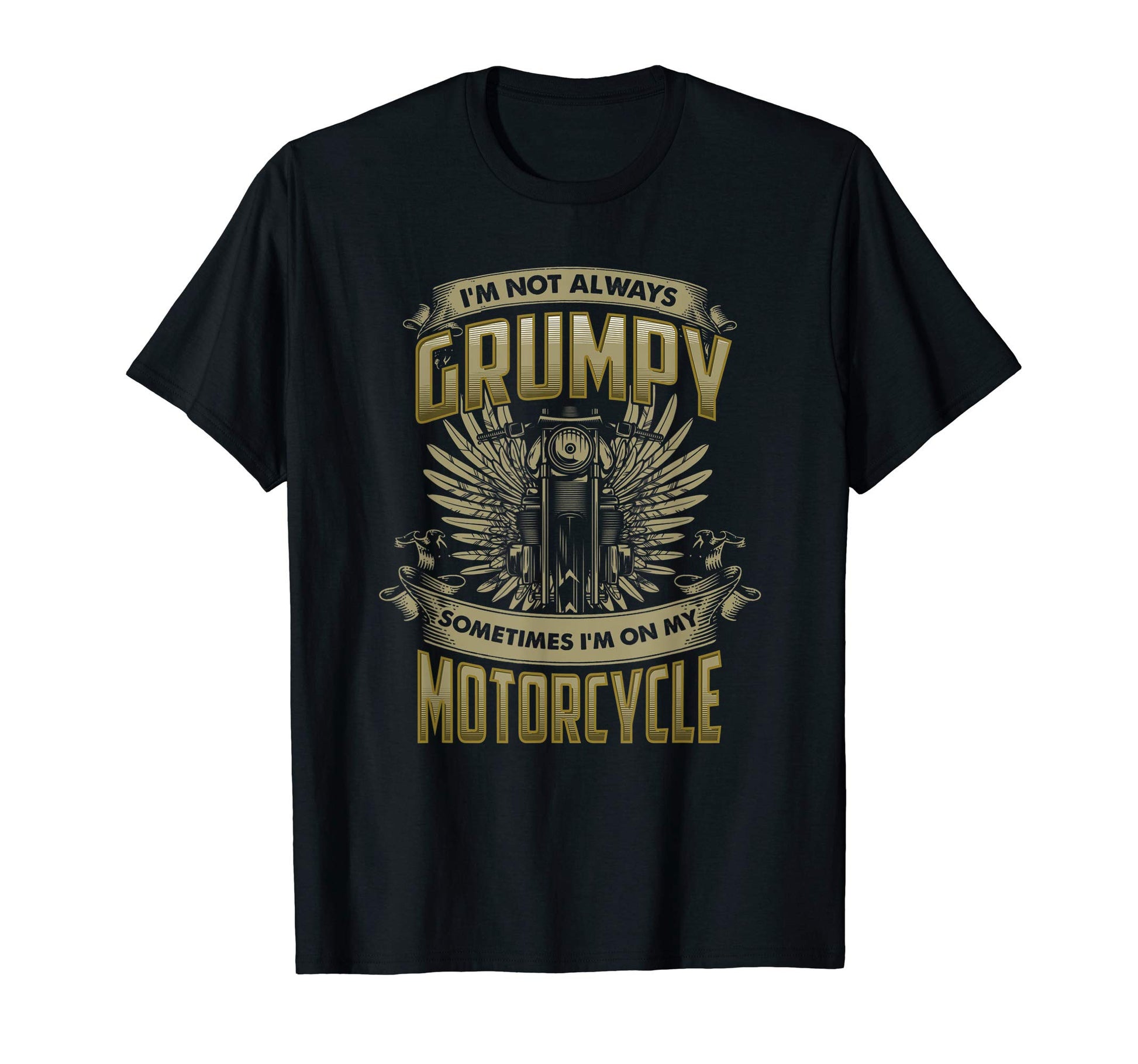 Grumpy Old Motorcycle Rider Motorbike T-Shirt - Unique Graphic Unisex - T-Shirt, Sweatshirt, Hoodie