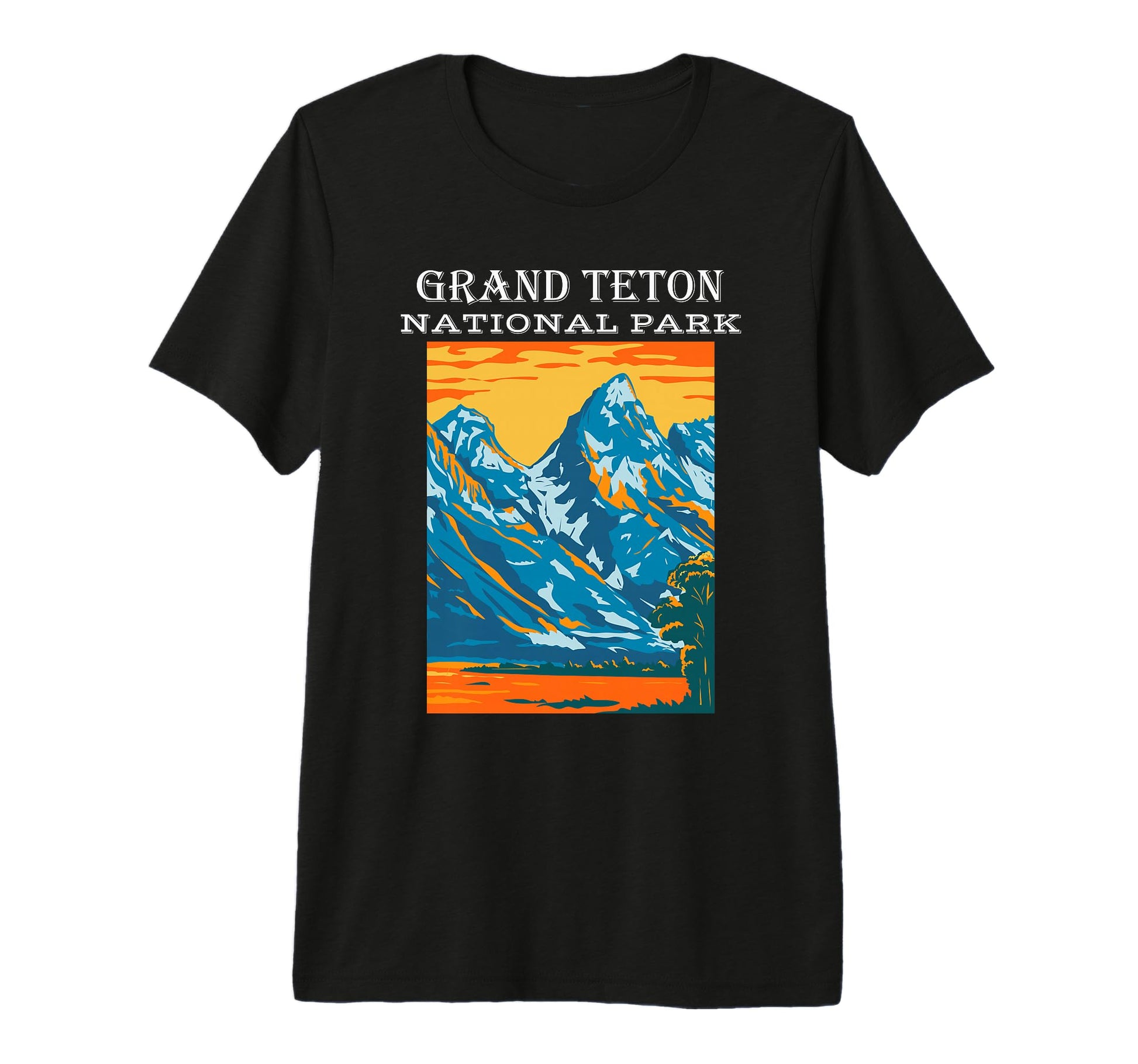 Grand Teton National Park Wyoming T-Shirt - Fun Novelty Design Men Women - T-Shirt, Sweatshirt, Hoodie