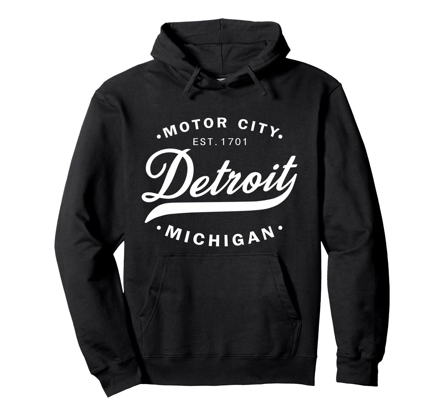 Michiganians Detroit Motor City Hoodie - Casual Everyday Wear Men Women - T-Shirt, Sweatshirt, Hoodie