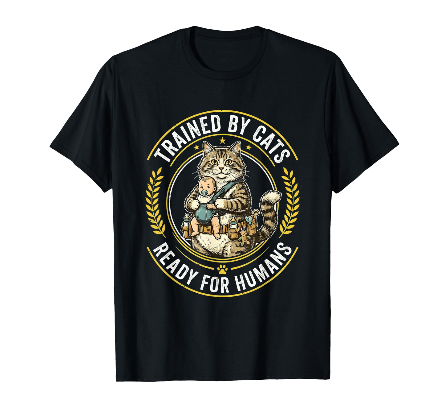 Funny Cat Tactical Military Cat T-Shirt - Custom Art Print for Adults - T-Shirt, Sweatshirt, Hoodie