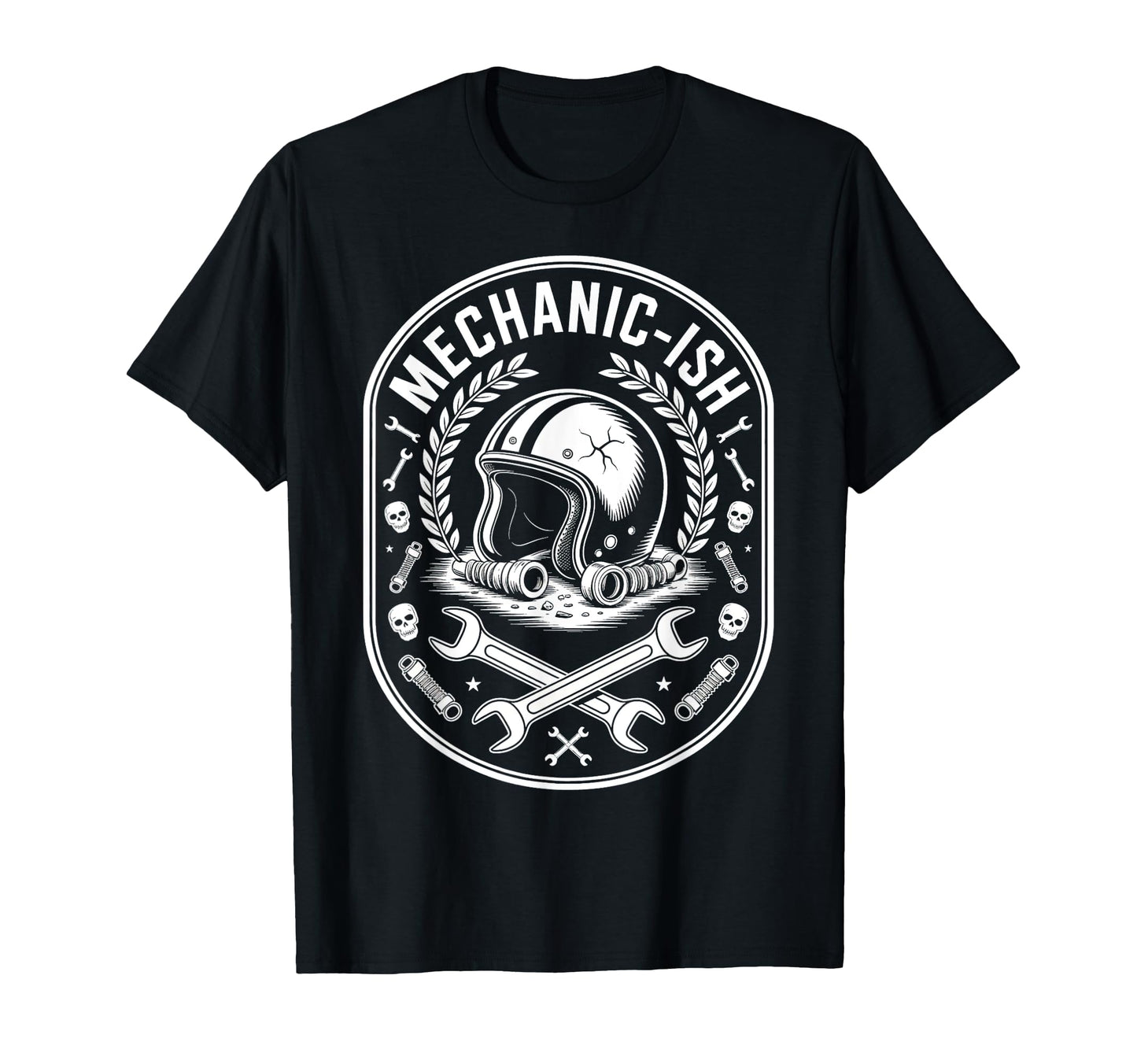 Mechanic Ish Motorcycle Grandpa Dad T-Shirt - Streetwear Style Men Women - T-Shirt, Sweatshirt, Hoodie