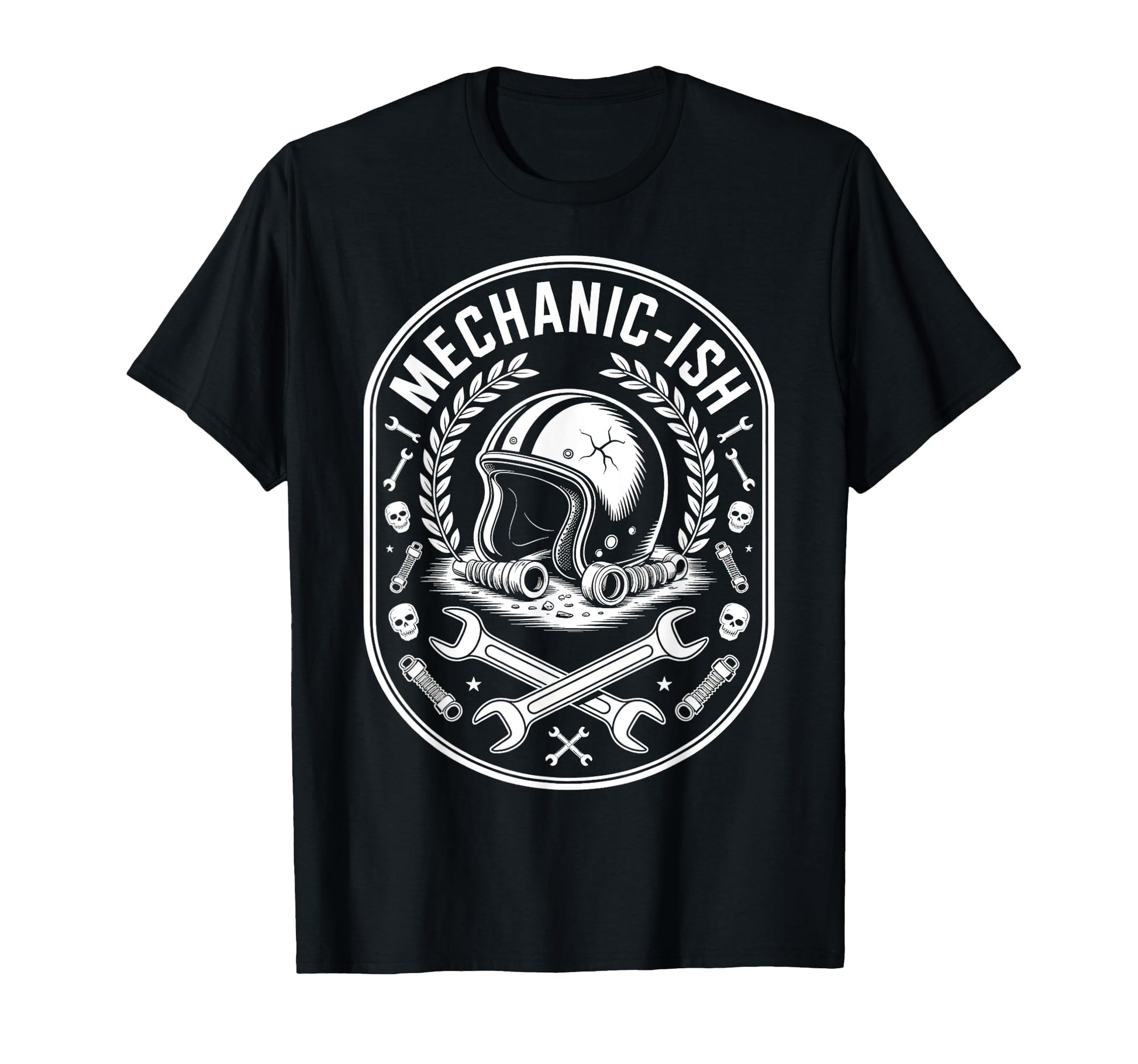 Mechanic Ish Motorcycle Grandpa Dad T-Shirt - Streetwear Style Men Women - T-Shirt, Sweatshirt, Hoodie