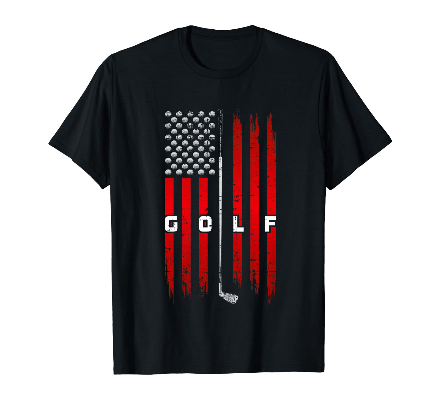 Golfer Great Golf Player Usa Flag T-Shirt - Casual Everyday Wear Men Women - T-Shirt, Sweatshirt, Hoodie