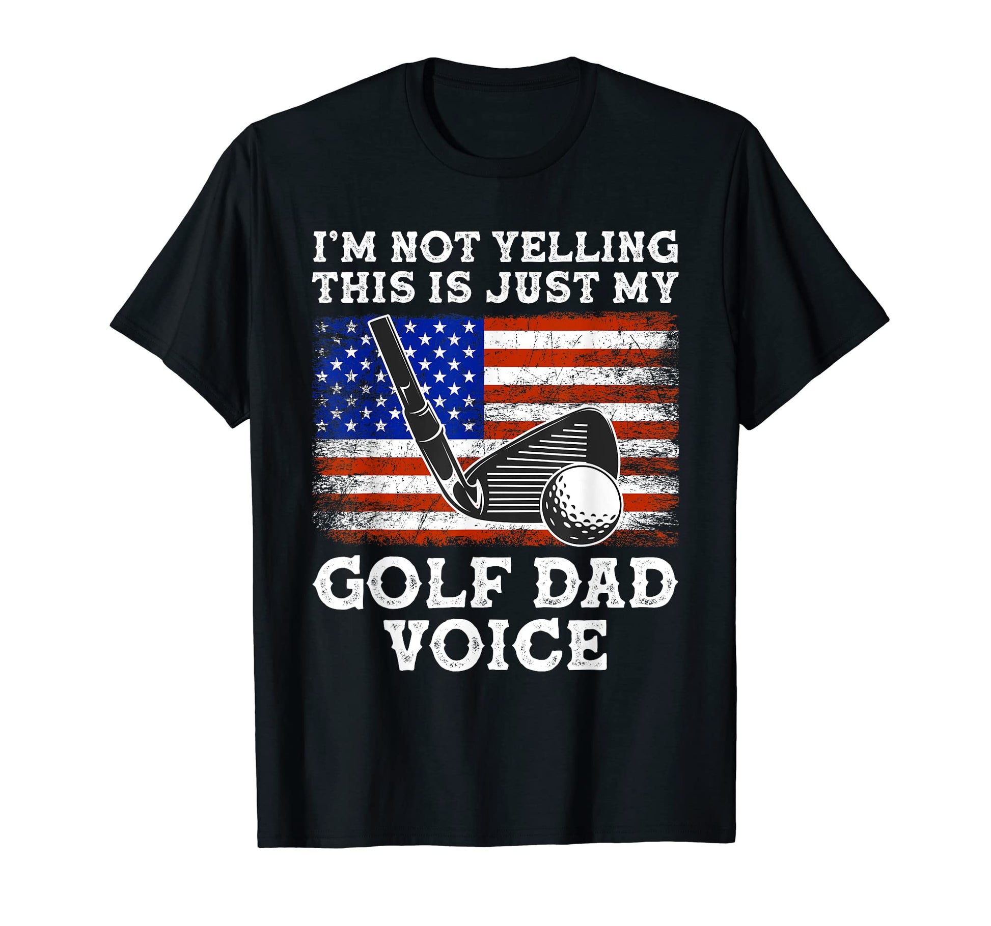 Mens This Is Just My Golf Dad Voice T-Shirt - Minimalist Print Men Women - T-Shirt, Sweatshirt, Hoodie