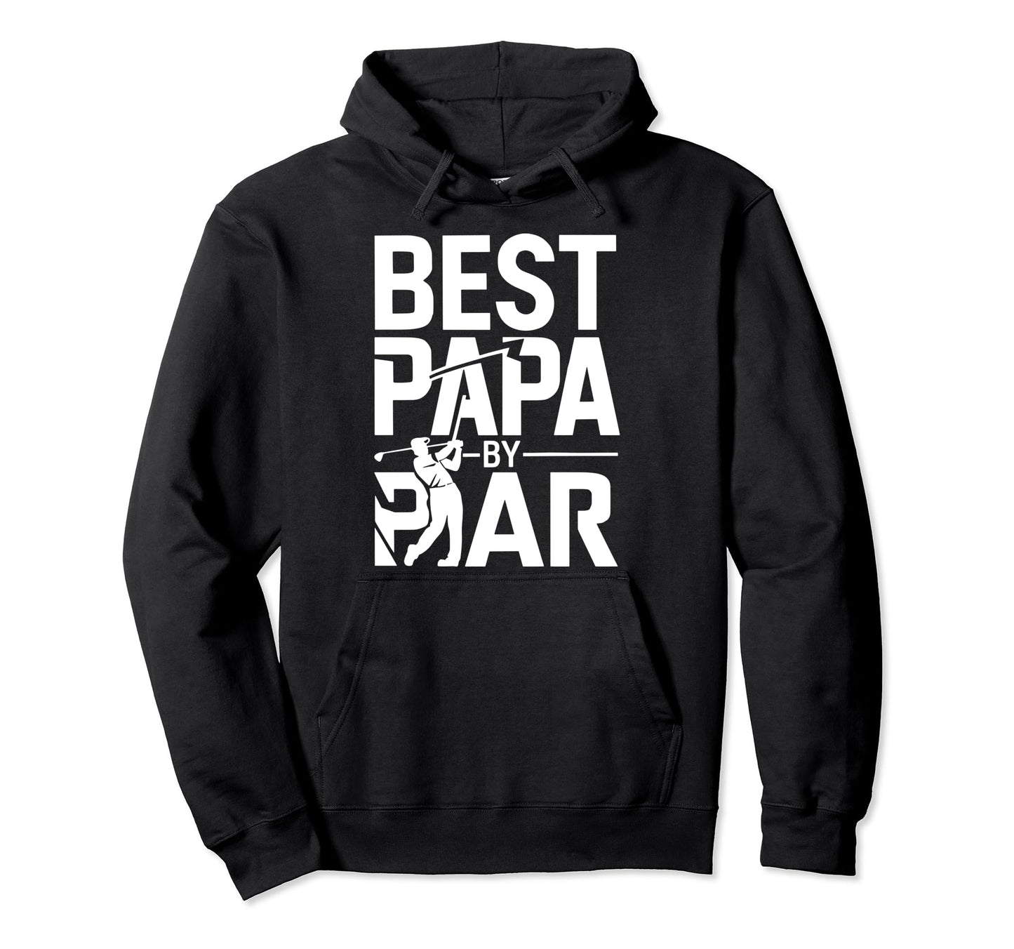 Golfer Papa Novelty Funny Golf Dad Hoodie - Minimalist Print Men Women - T-Shirt, Sweatshirt, Hoodie