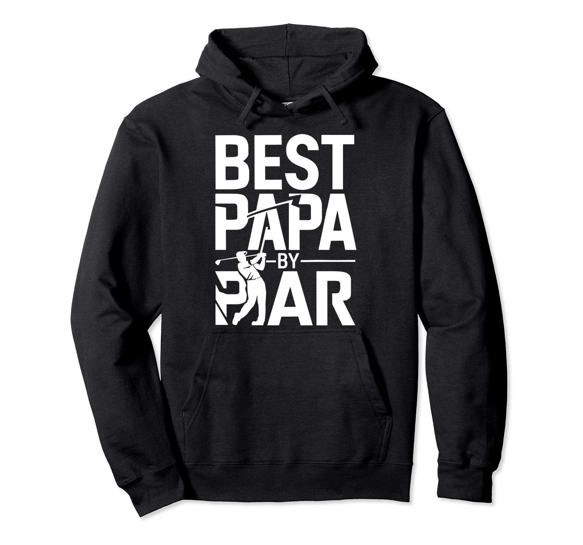 Golfer Papa Novelty Funny Golf Dad Hoodie - Minimalist Print Men Women - T-Shirt, Sweatshirt, Hoodie