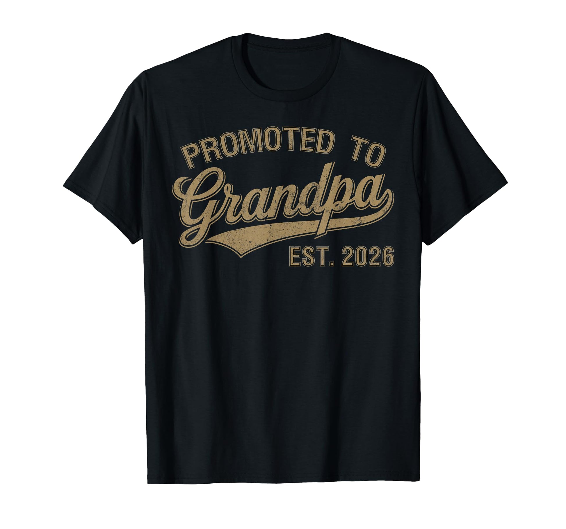 Mens Promoted To Grandpa Est 2026 T-Shirt - Aesthetic Graphic Men Women - T-Shirt, Sweatshirt, Hoodie