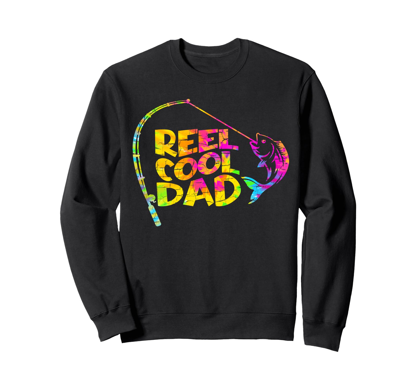 Reel Dad Fisherman Grandad Bass Sweatshirt - Aesthetic Graphic Unisex - T-Shirt, Sweatshirt, Hoodie