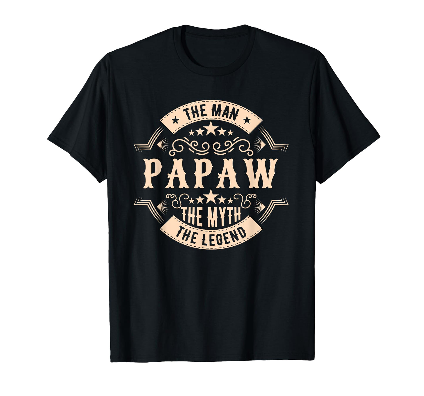 Papaw Myth Legend Dad Grandpa T-Shirt - Custom Art Print Unisex - T-Shirt, Sweatshirt, Hoodie