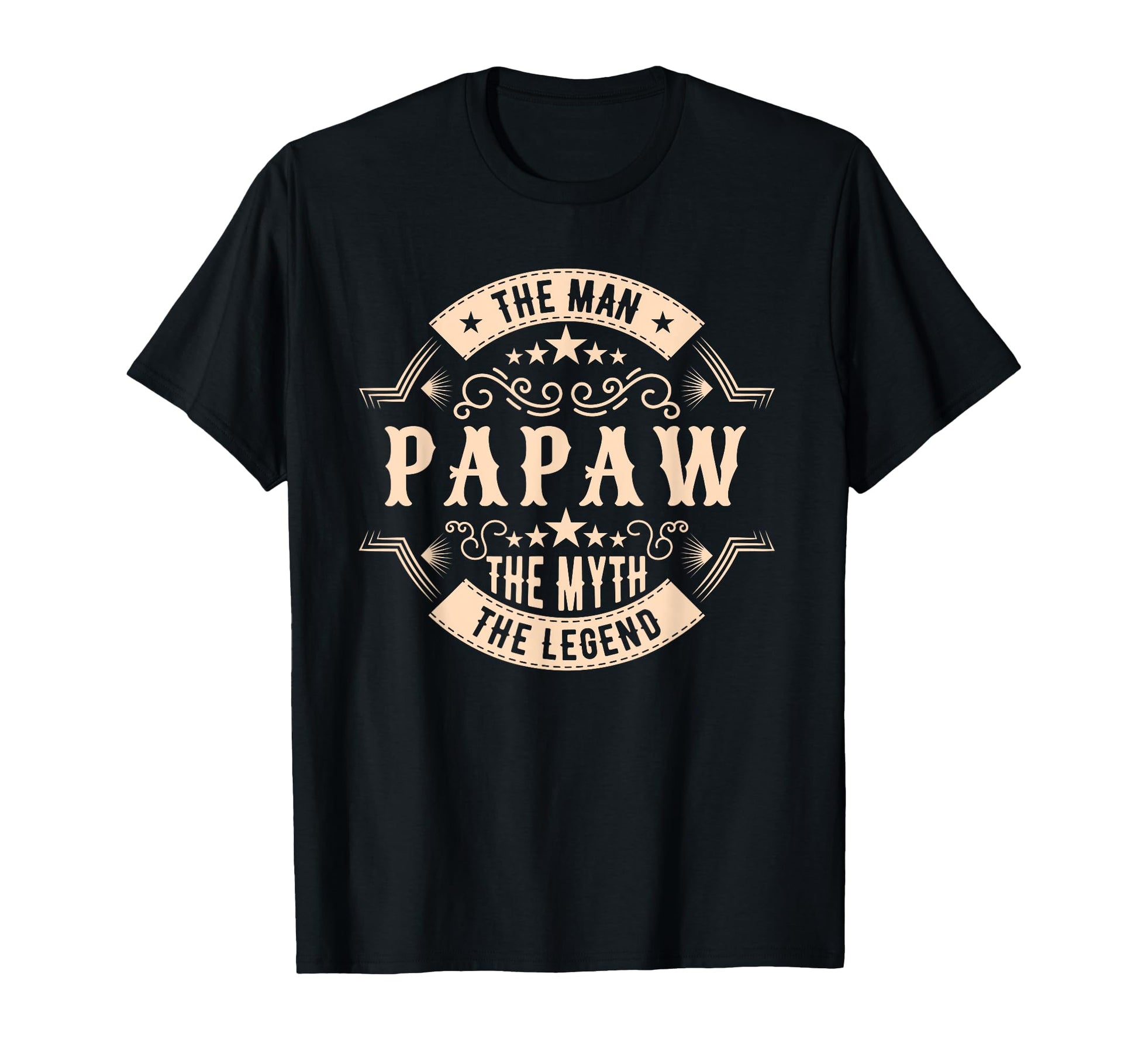 Papaw Myth Legend Dad Grandpa T-Shirt - Custom Art Print Unisex - T-Shirt, Sweatshirt, Hoodie
