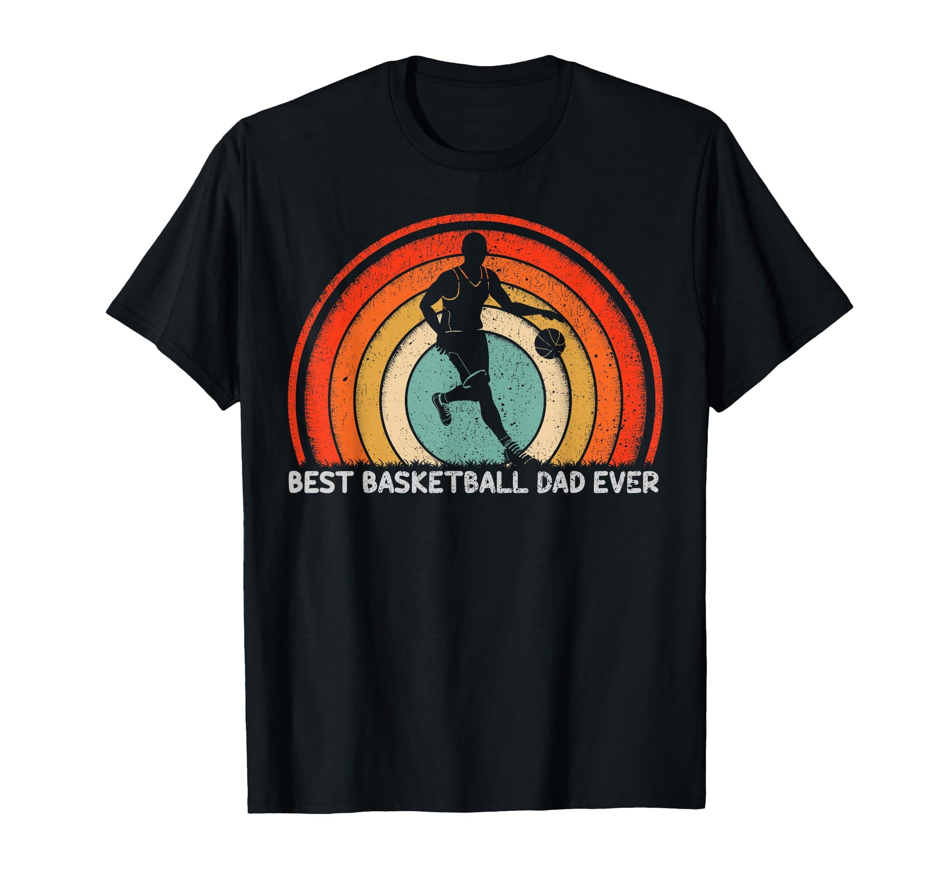 Best Basketball Dad Ever Fathers Day T-Shirt - Graphic Print Unisex - T-Shirt, Sweatshirt, Hoodie