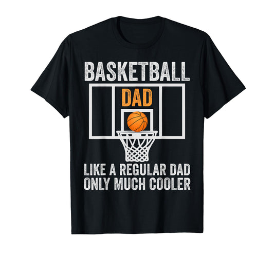 Basketball Dad Funny Basketball Dad T-Shirt - Minimalist Print for Adults - T-Shirt, Sweatshirt, Hoodie