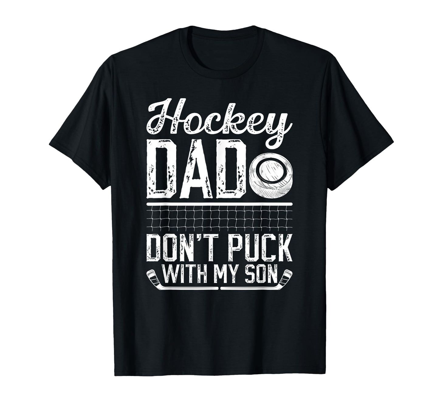 Hockey Dad Hockey Player Funny Ice Hockey T-Shirt - Graphic Print Unisex - T-Shirt, Sweatshirt, Hoodie