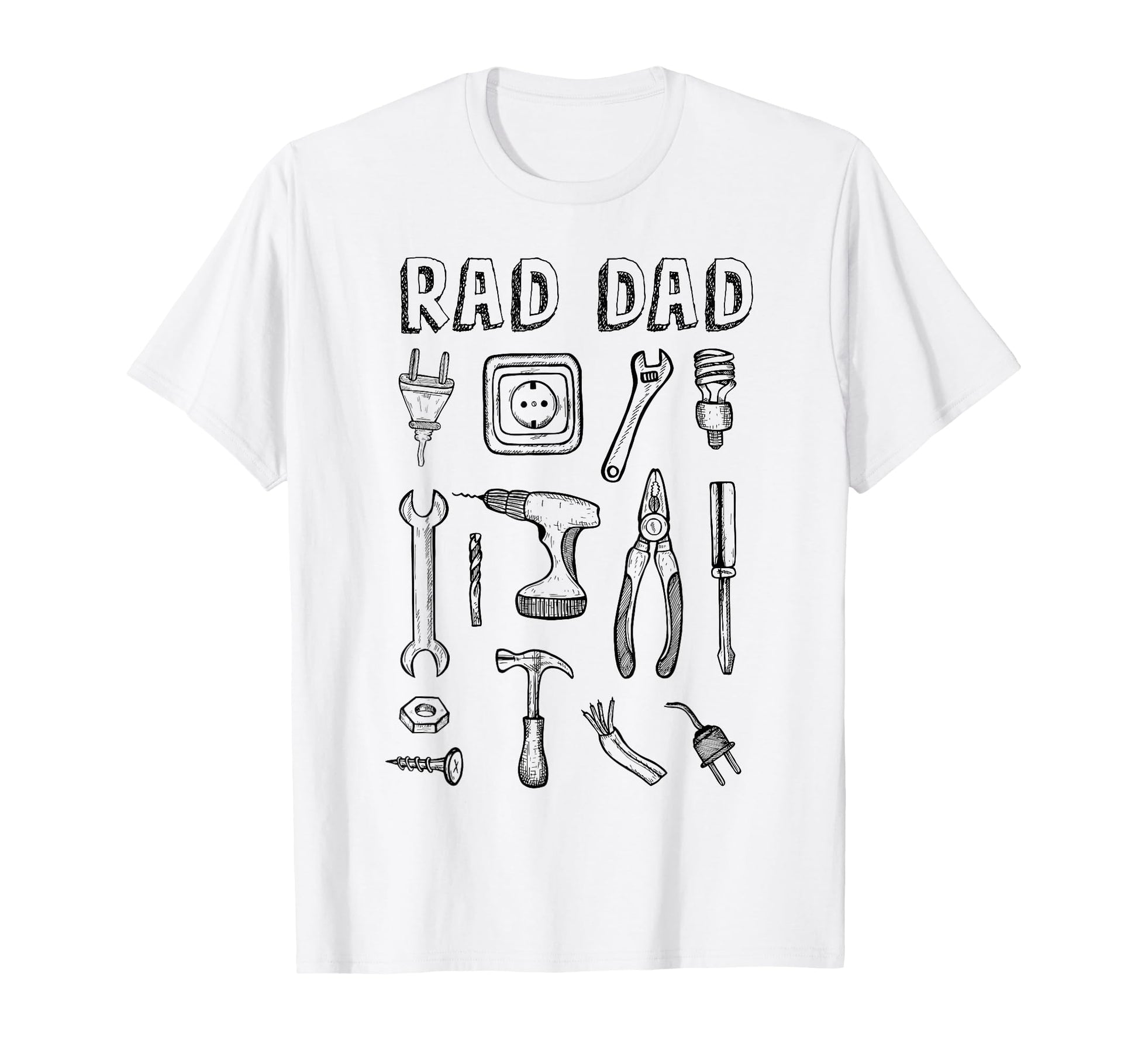 Rad Daddy Rad Dad Fathers Day Funny Handy T-Shirt - Novelty Apparel Unisex - T-Shirt, Sweatshirt, Hoodie