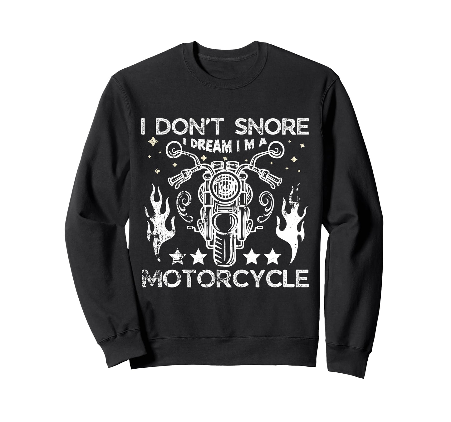 Snoring Motorcycle Biker Ride Lover Sweatshirt - Novelty Apparel Unisex - T-Shirt, Sweatshirt, Hoodie