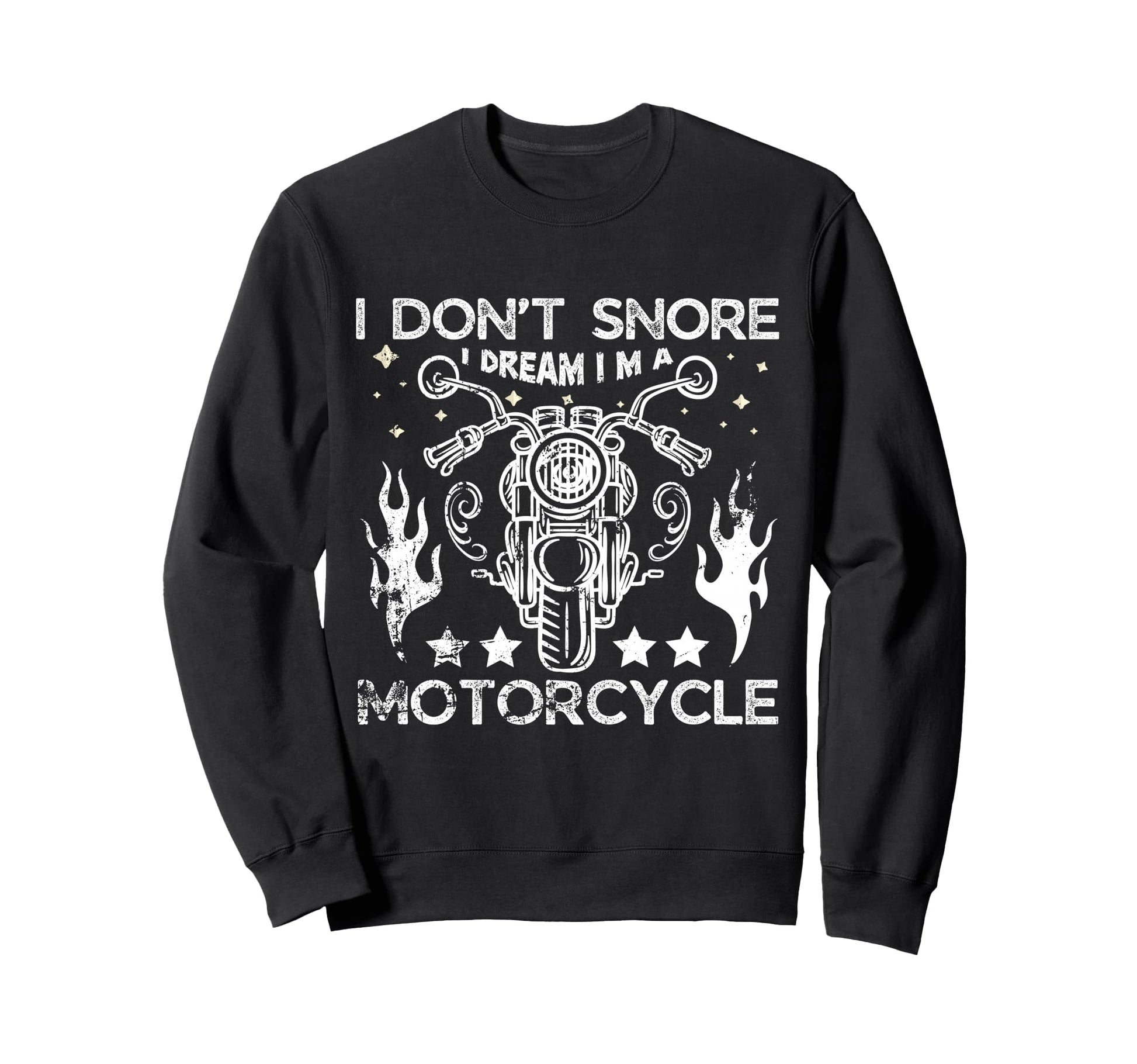 Snoring Motorcycle Biker Ride Lover Sweatshirt - Novelty Apparel Unisex - T-Shirt, Sweatshirt, Hoodie