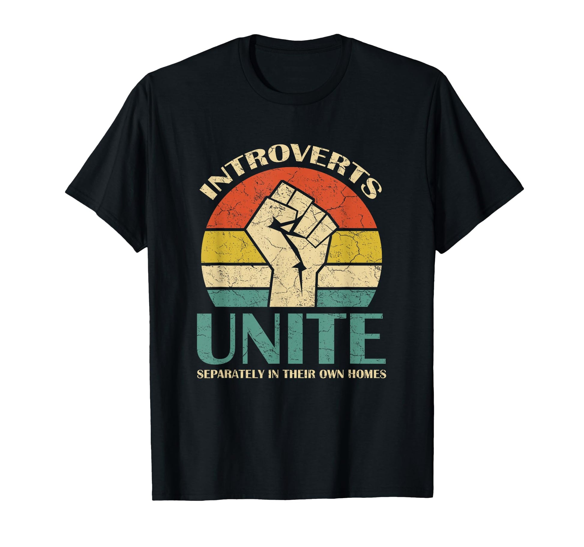 Introverts Unite Separately Their T-Shirt - Minimalist Print for Adults - T-Shirt, Sweatshirt, Hoodie