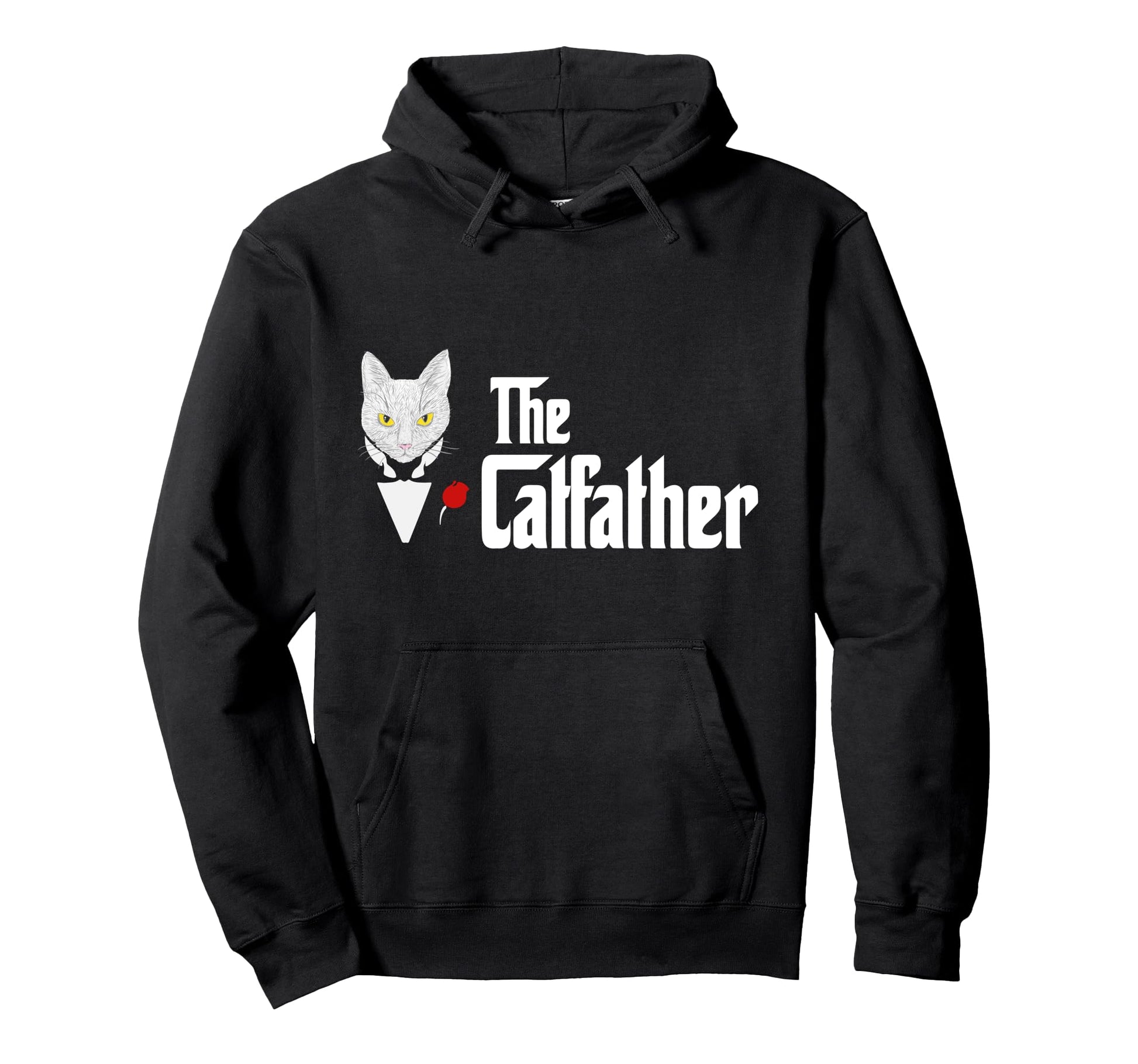 Catfather Funny Kitten Cats Dad Lover Hoodie - Casual Everyday Wear Unisex - T-Shirt, Sweatshirt, Hoodie