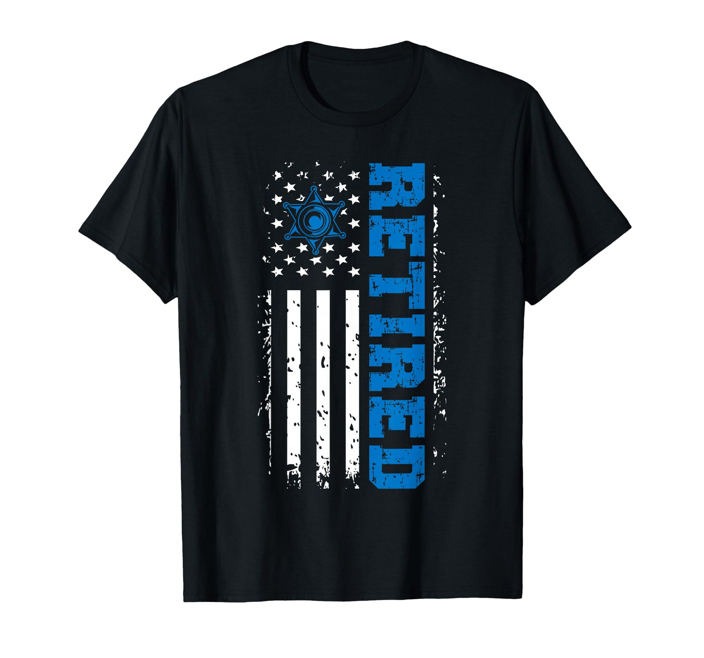 Retired Police Officer Proud Police T-Shirt - Streetwear Style for Adults - T-Shirt, Sweatshirt, Hoodie