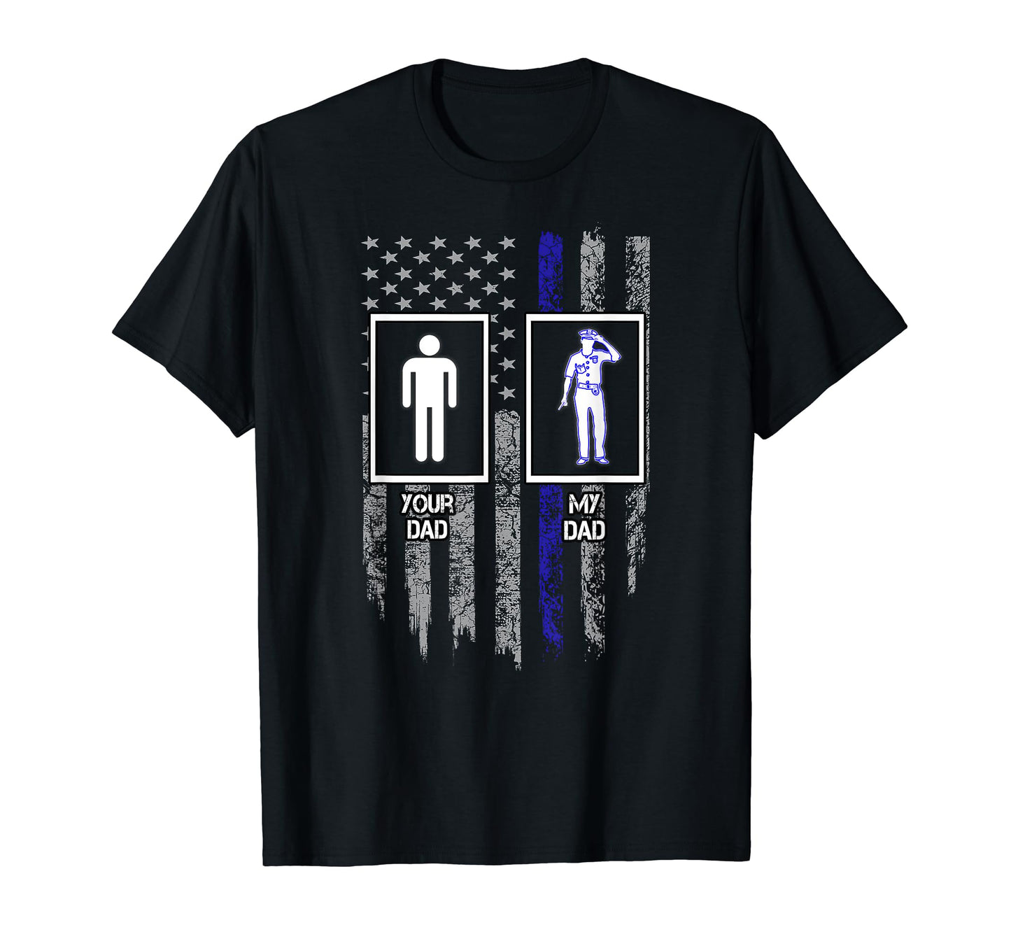 Thin Blue Line Dad Your Dad Sweatshirt - Casual Everyday Wear for Adults - T-Shirt, Sweatshirt, Hoodie