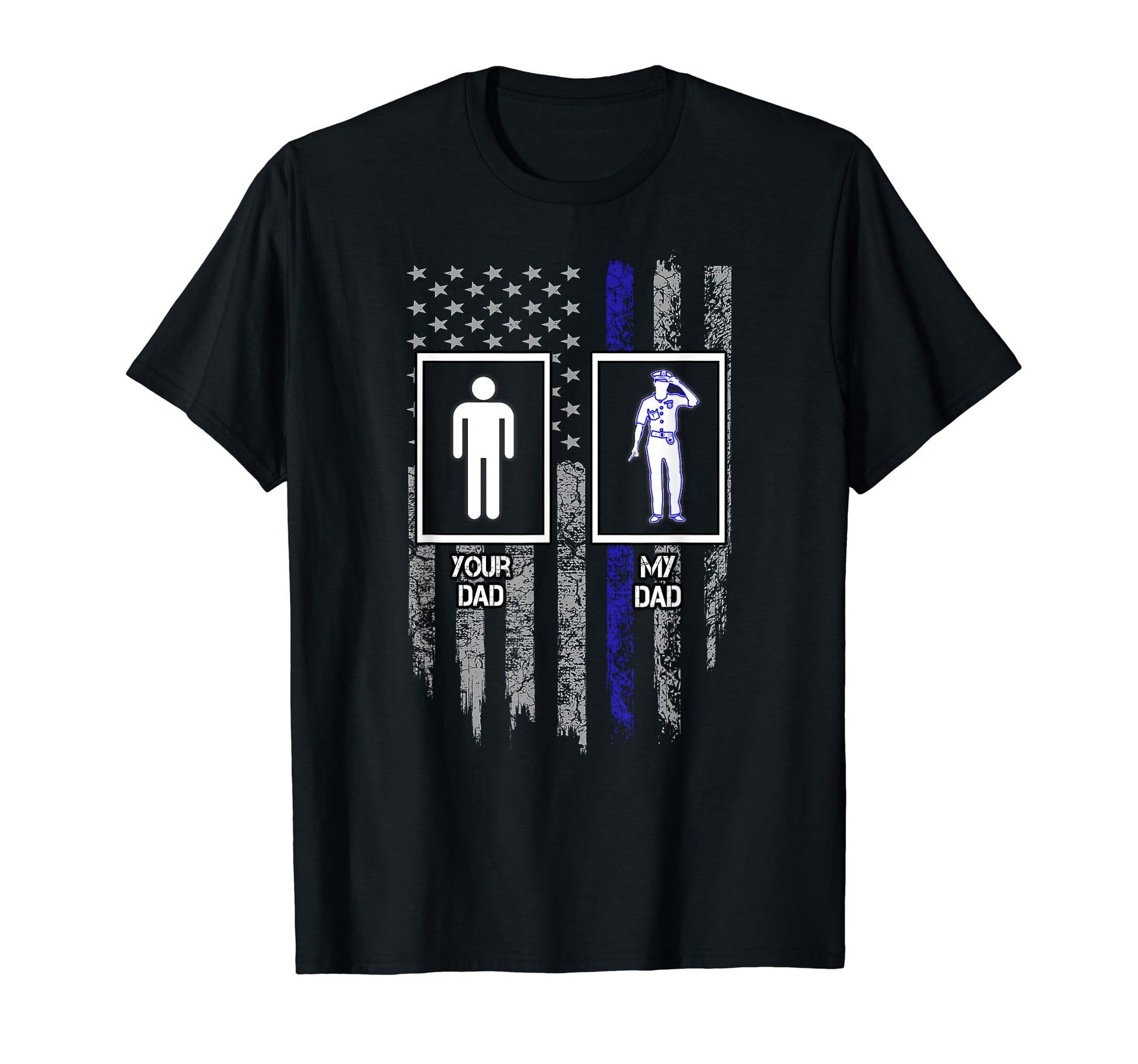 Thin Blue Line Dad Your Dad Sweatshirt - Casual Everyday Wear for Adults - T-Shirt, Sweatshirt, Hoodie