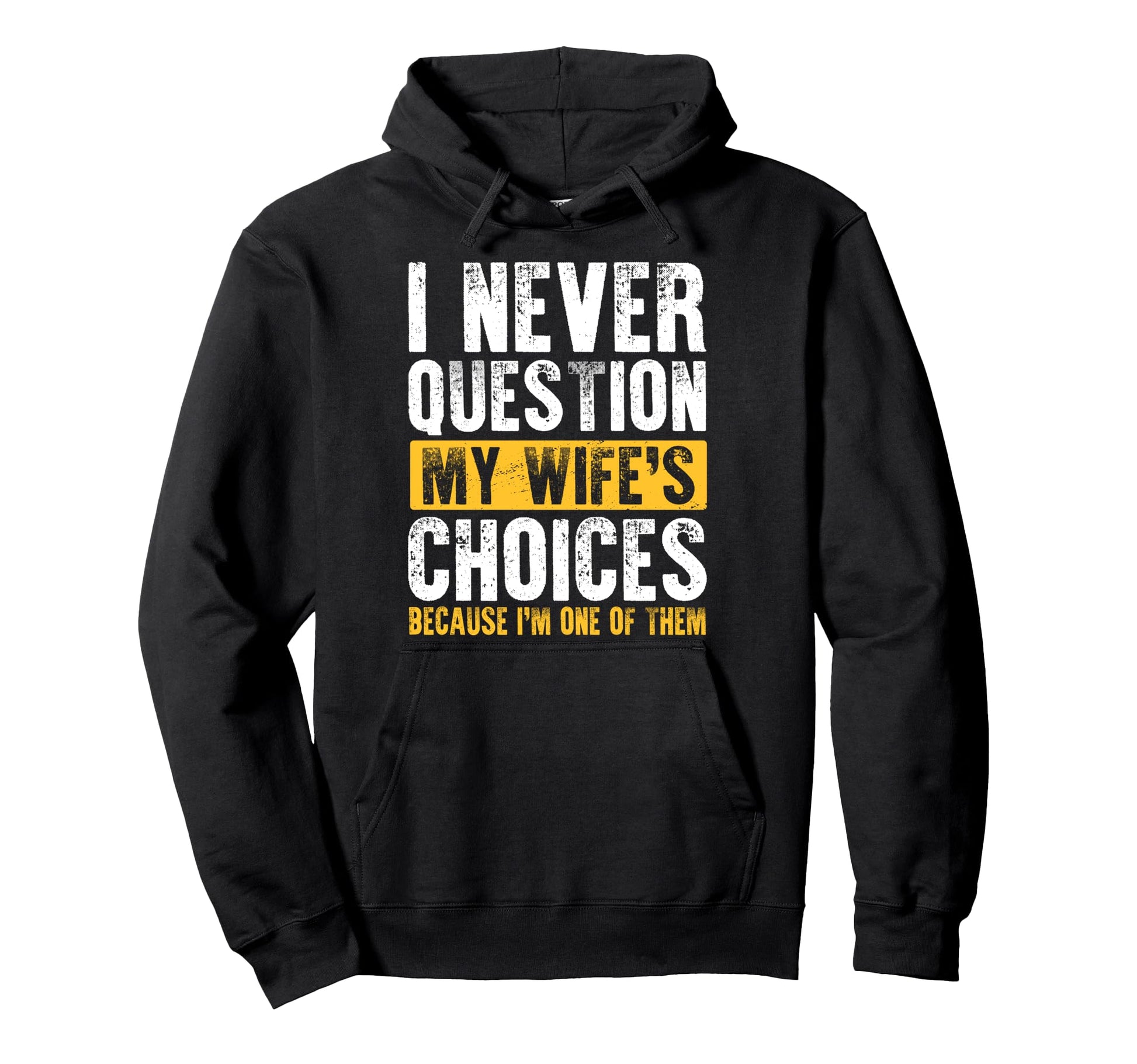 Funny Husband Dad Joke Father Hoodie - Minimalist Print for Adults - T-Shirt, Sweatshirt, Hoodie