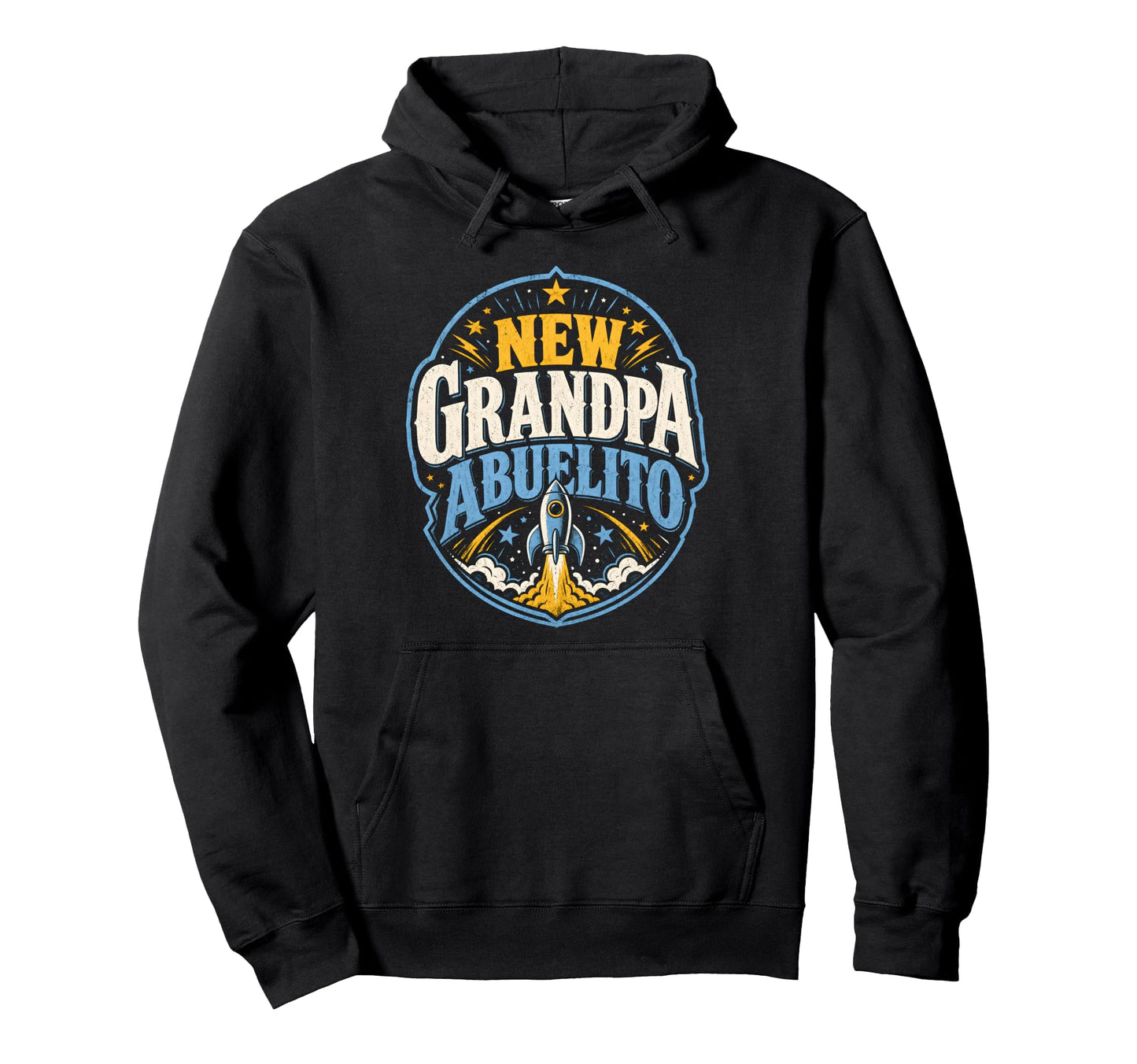 New Grandpa Abuelito Promoted To Abuelito Hoodie - Novelty Apparel Unisex - T-Shirt, Sweatshirt, Hoodie