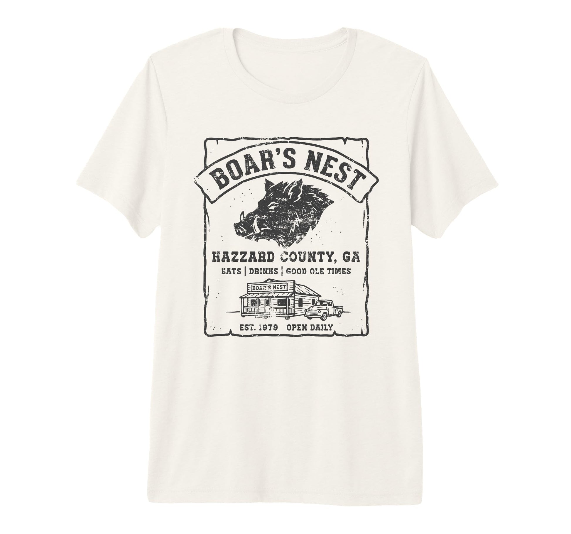 Boars Nest General Charger 01 T-Shirt - Fun Novelty Design for Adults - T-Shirt, Sweatshirt, Hoodie
