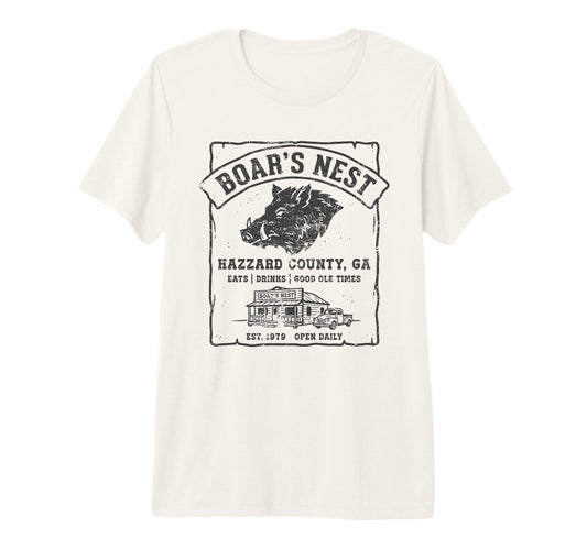 Boars Nest General Charger 01 T-Shirt - Fun Novelty Design for Adults - T-Shirt, Sweatshirt, Hoodie