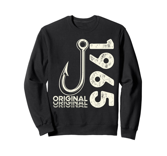 61Th Birthday Fishing Gift Sweatshirt - Fun Novelty Design Men Women - T-Shirt, Sweatshirt, Hoodie