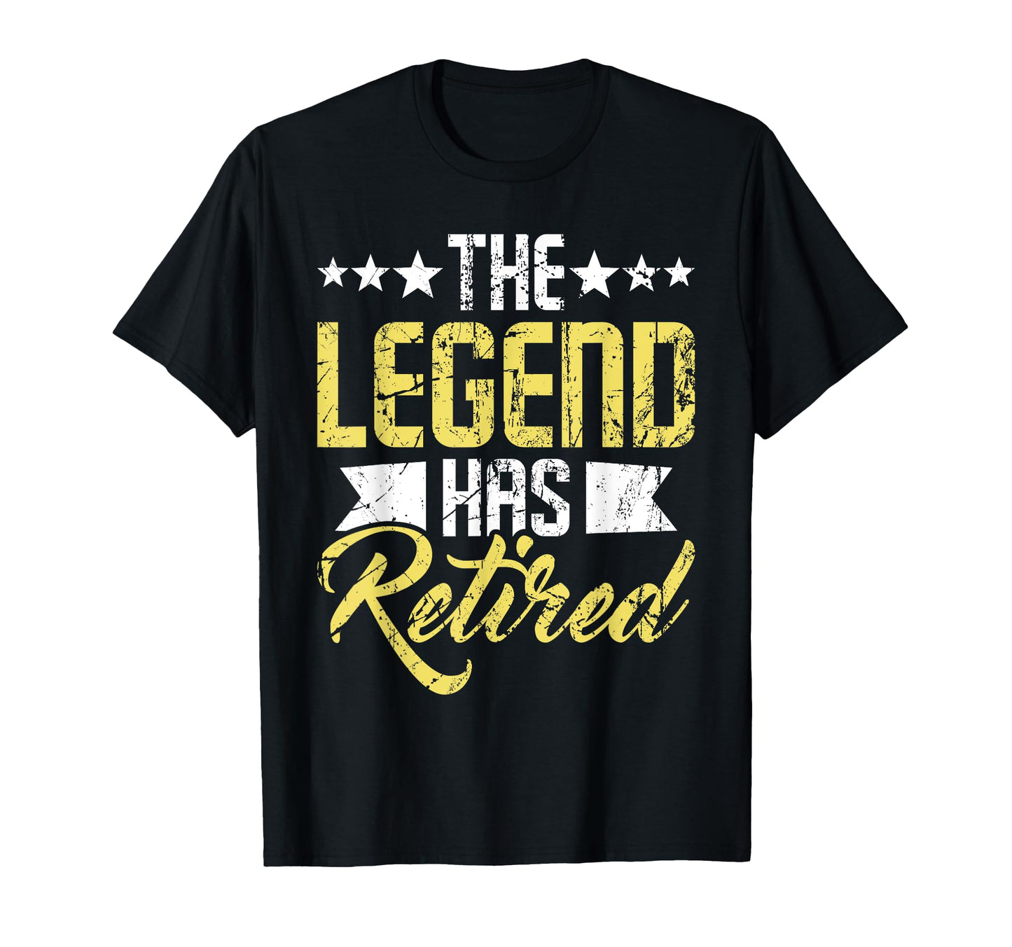 Legend Has Retired Retirement Retiree T-Shirt - Custom Art Print Men Women - T-Shirt, Sweatshirt, Hoodie