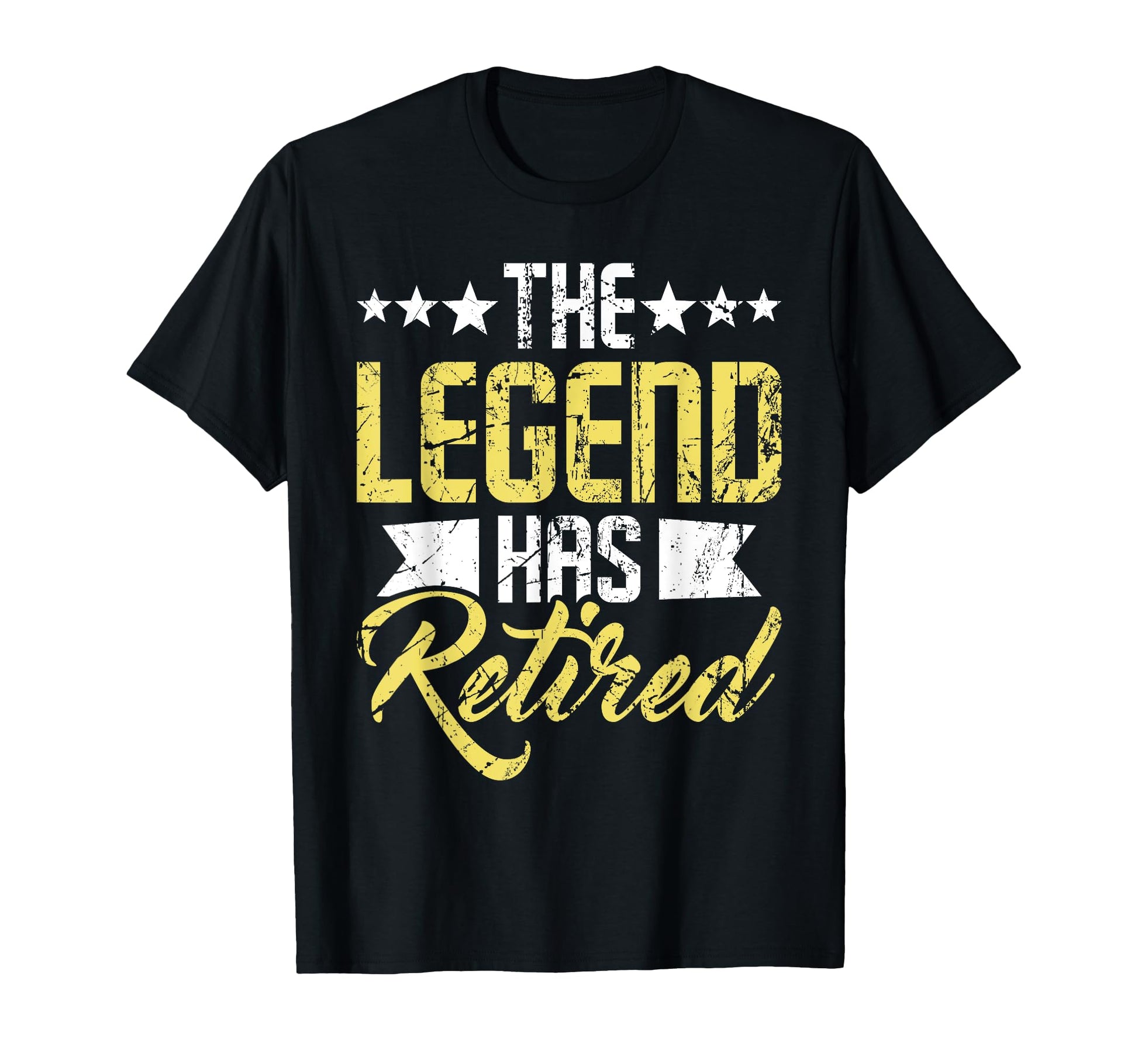 Legend Has Retired Retirement Retiree T-Shirt - Custom Art Print Men Women - T-Shirt, Sweatshirt, Hoodie