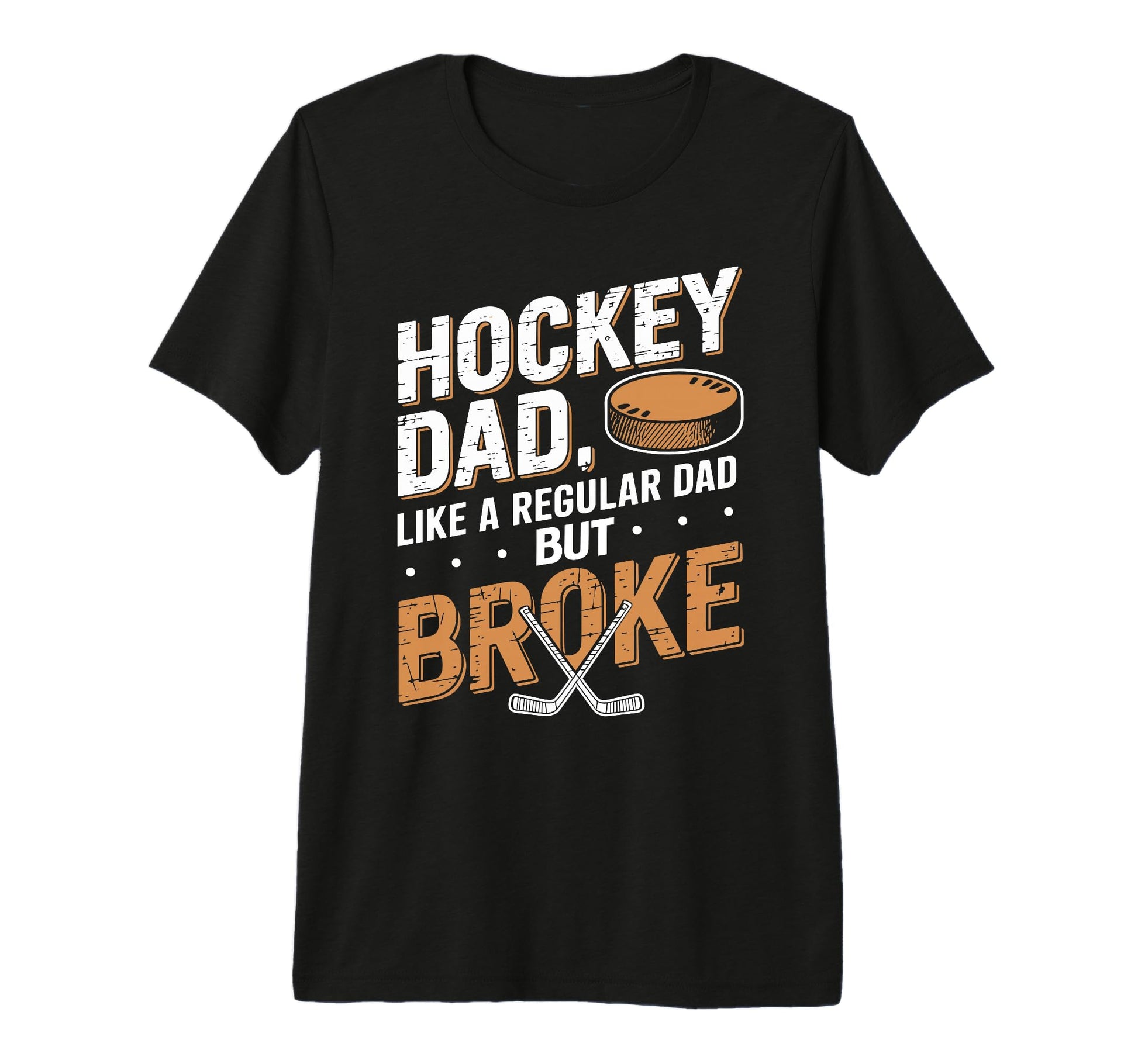 Mens Hockey Dad Like Regular Dad T-Shirt - Casual Everyday Wear Men Women - T-Shirt, Sweatshirt, Hoodie