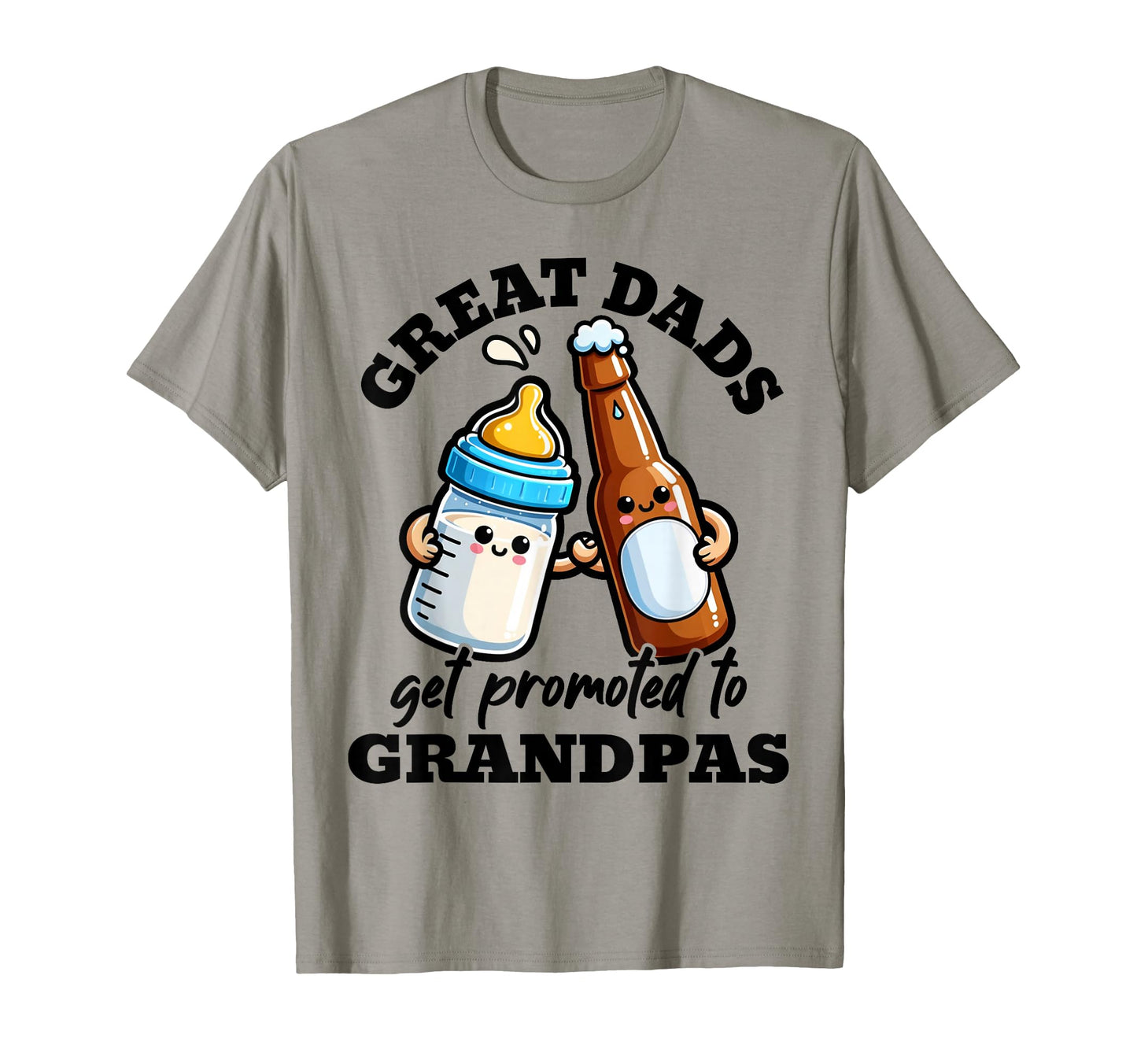 Great Dads Get Promoted To Grandpas T-Shirt - Novelty Apparel for Adults - T-Shirt, Sweatshirt, Hoodie
